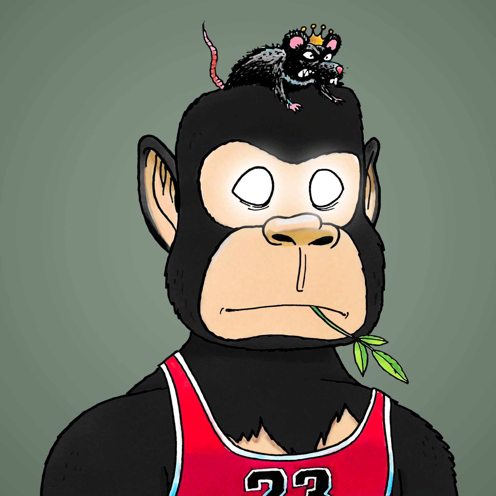 George Trosley - Jungle Freaks - Jungle Freak 5507 - NFT # 5507