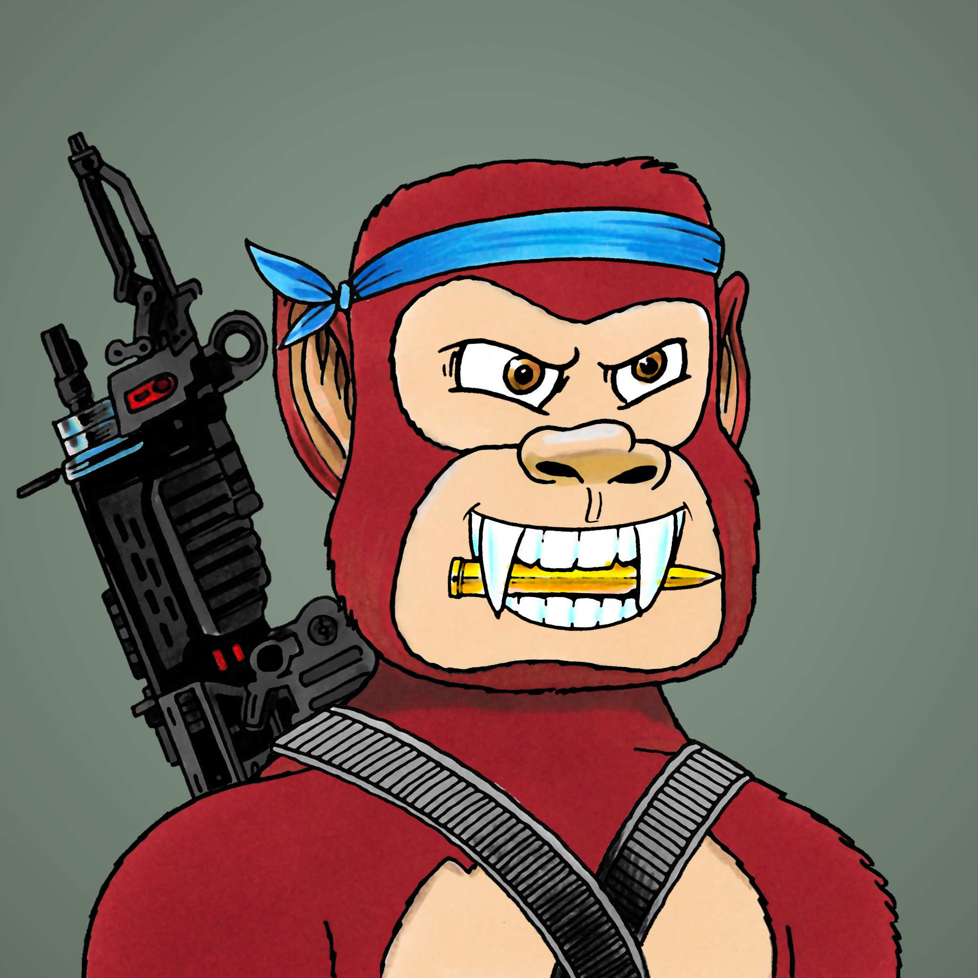 George Trosley - Jungle Freaks - Jungle Freak 5518 - NFT # 5518