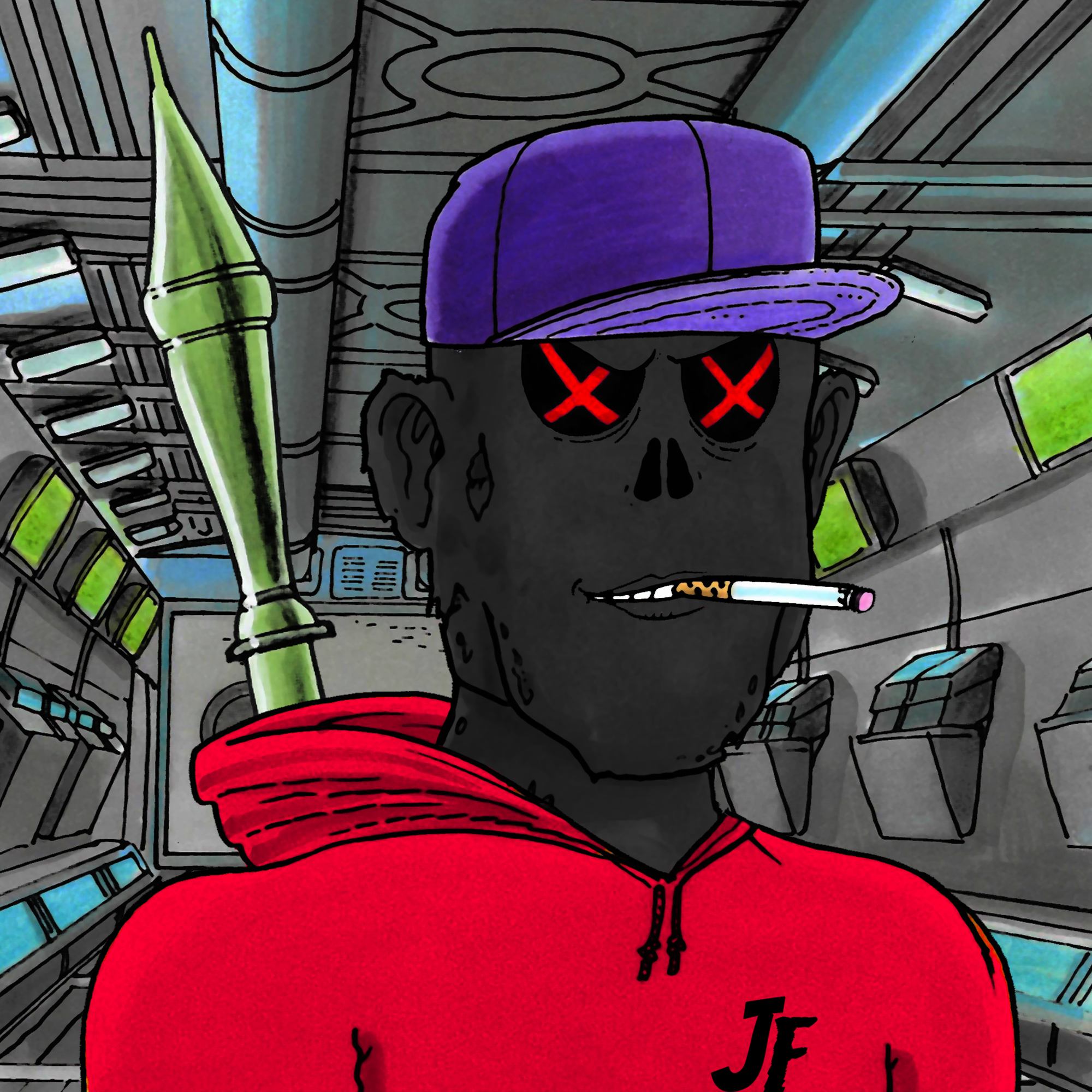 George Trosley - Jungle Freaks - Jungle Freak 552 - NFT # 552