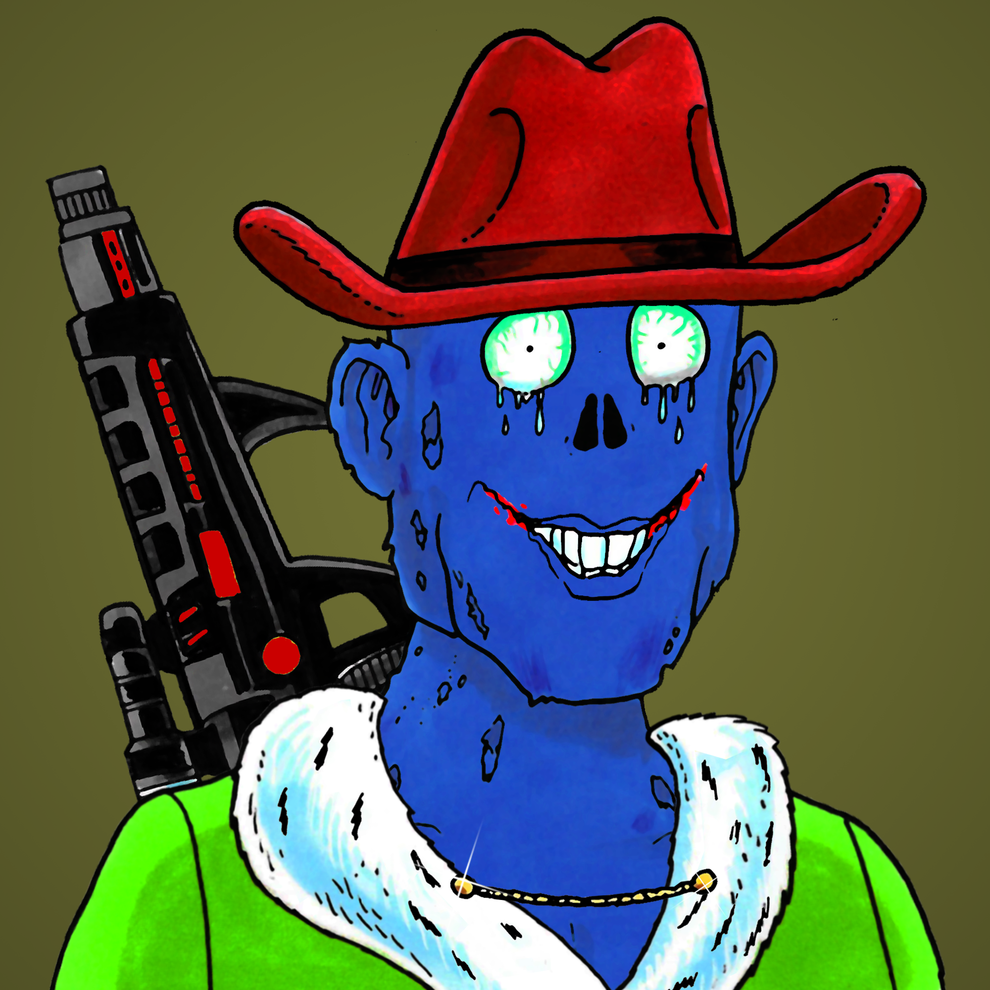 George Trosley - Jungle Freaks - Jungle Freak 5520 - NFT # 5520