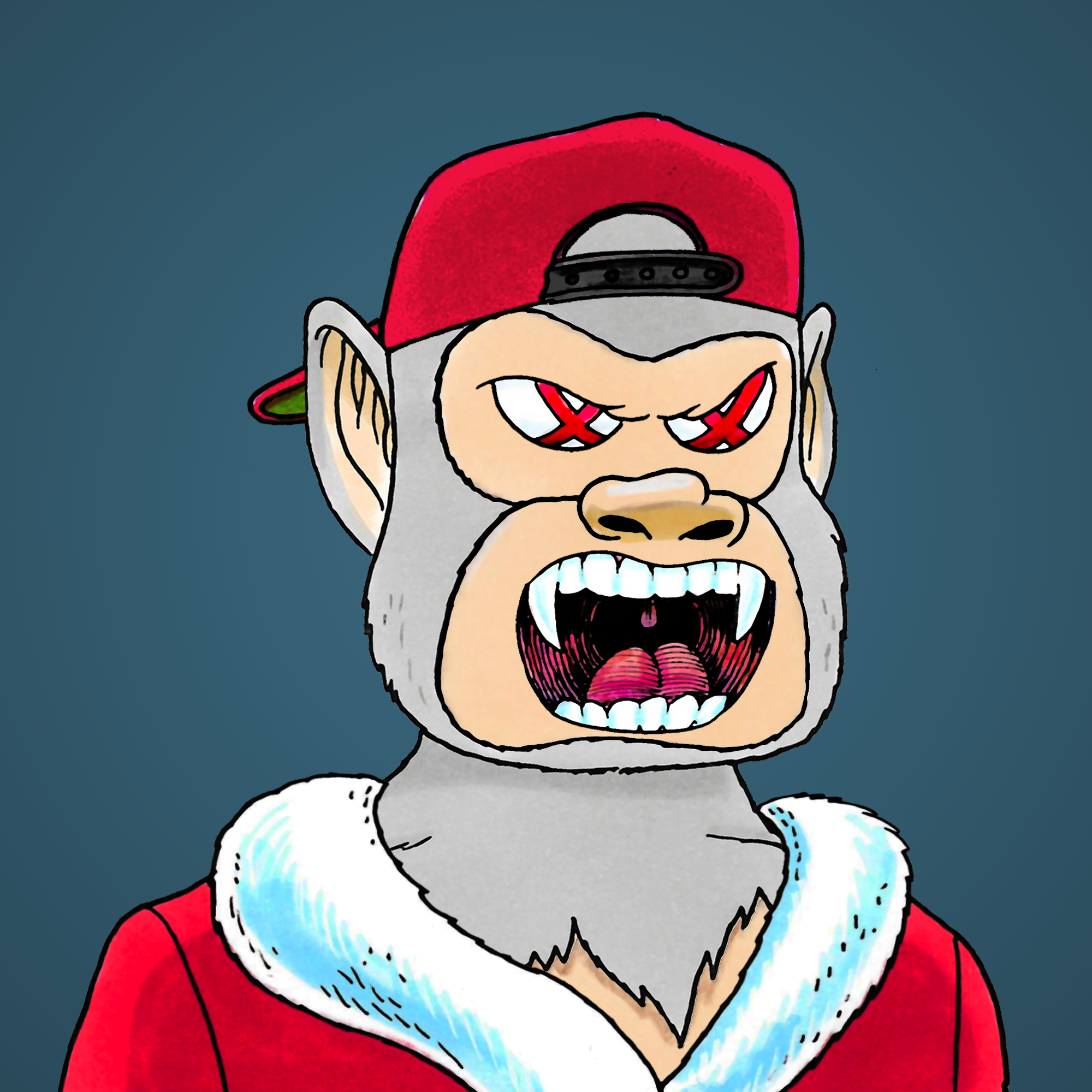 George Trosley - Jungle Freaks - Jungle Freak 5522 - NFT # 5522