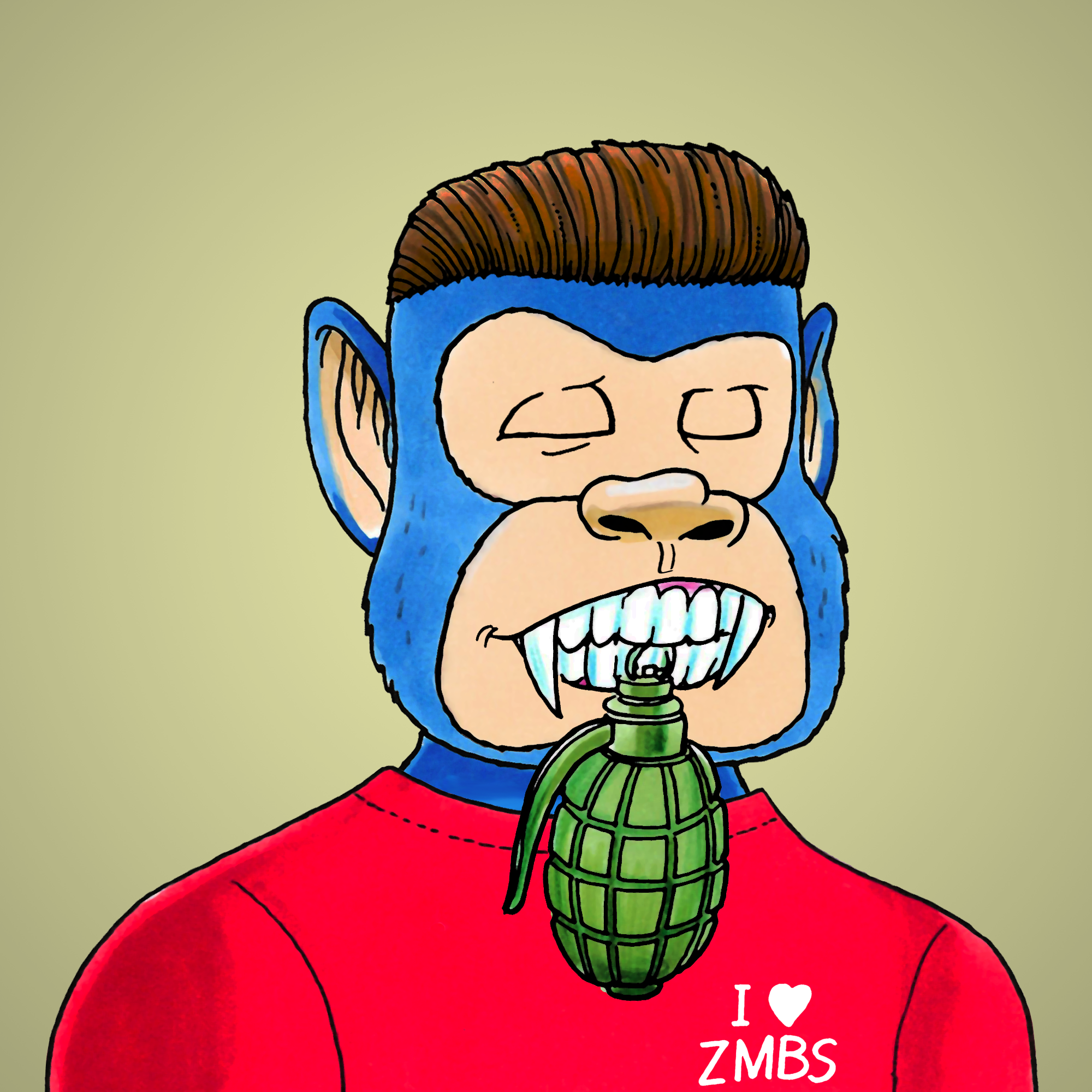 George Trosley - Jungle Freaks - Jungle Freak 5530 - NFT # 5530