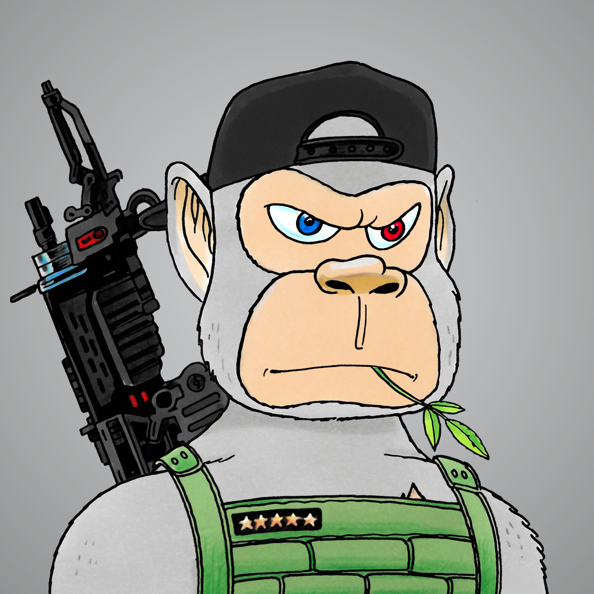 George Trosley - Jungle Freaks - Jungle Freak 5532 - NFT # 5532