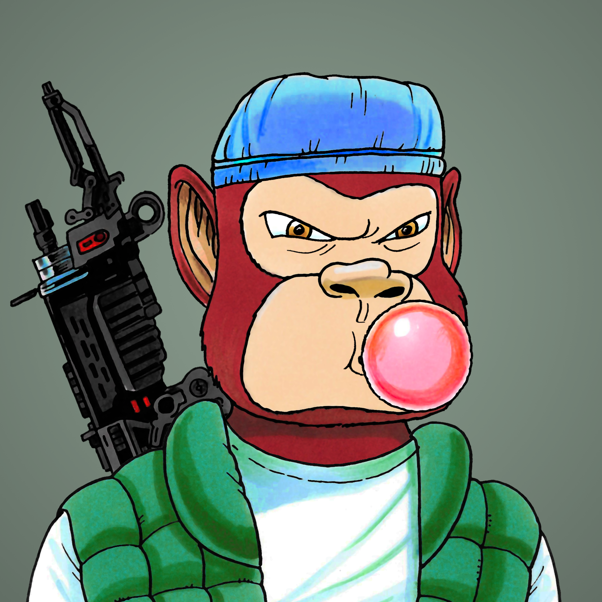 George Trosley - Jungle Freaks - Jungle Freak 5536 - NFT # 5536