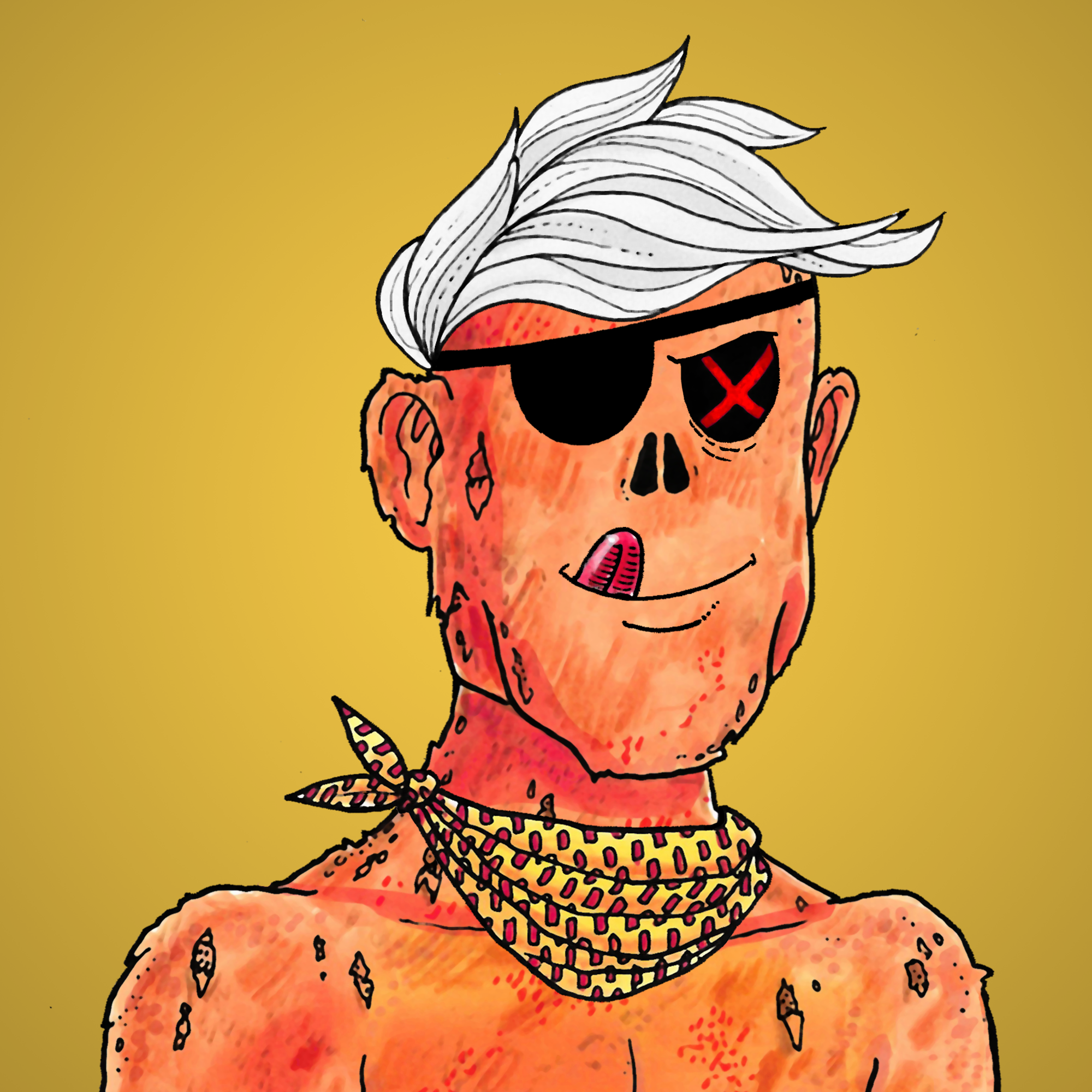 George Trosley - Jungle Freaks - Jungle Freak 5544 - NFT # 5544