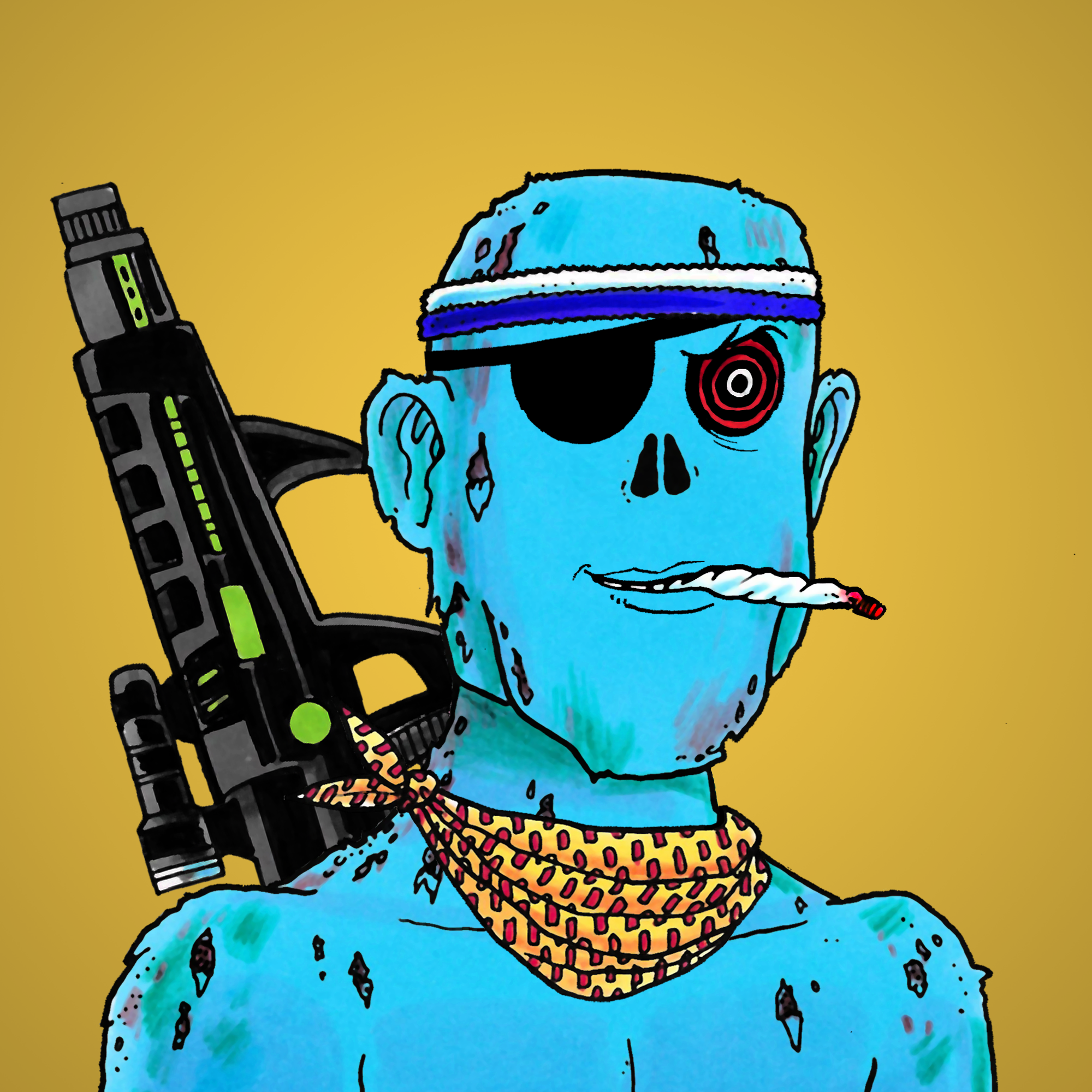 George Trosley - Jungle Freaks - Jungle Freak 5546 - NFT # 5546