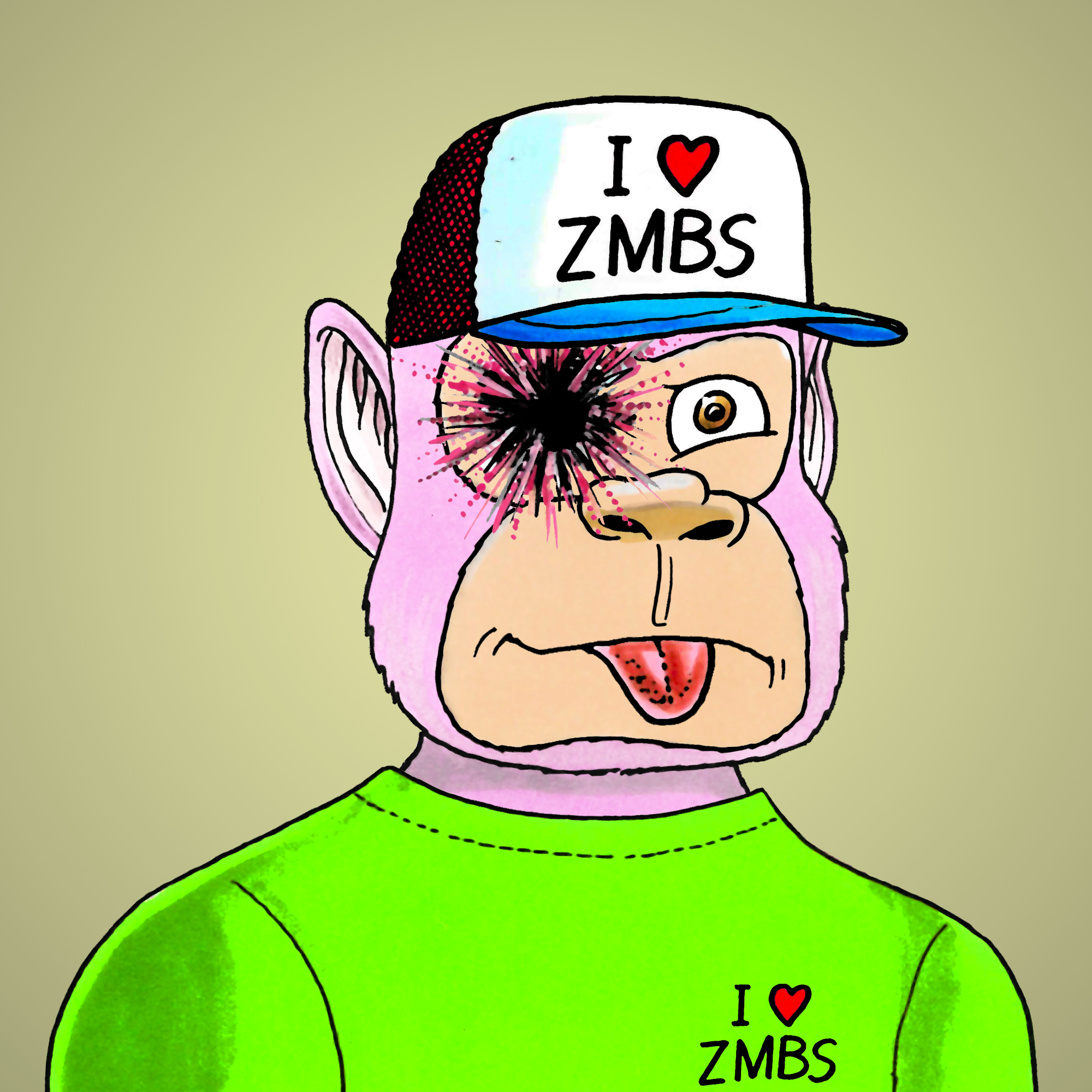 George Trosley - Jungle Freaks - Jungle Freak 5547 - NFT # 5547