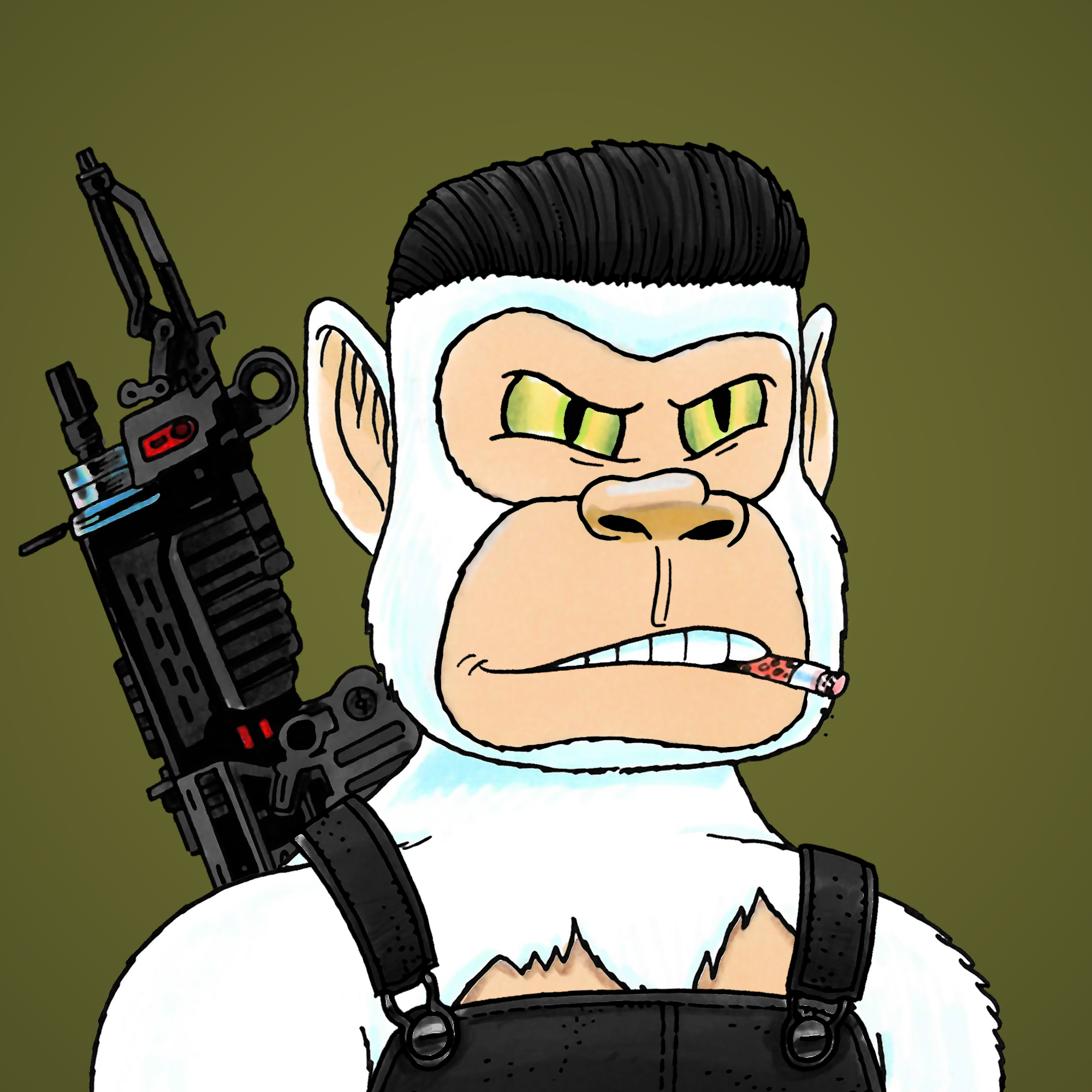 George Trosley - Jungle Freaks - Jungle Freak 5548 - NFT # 5548