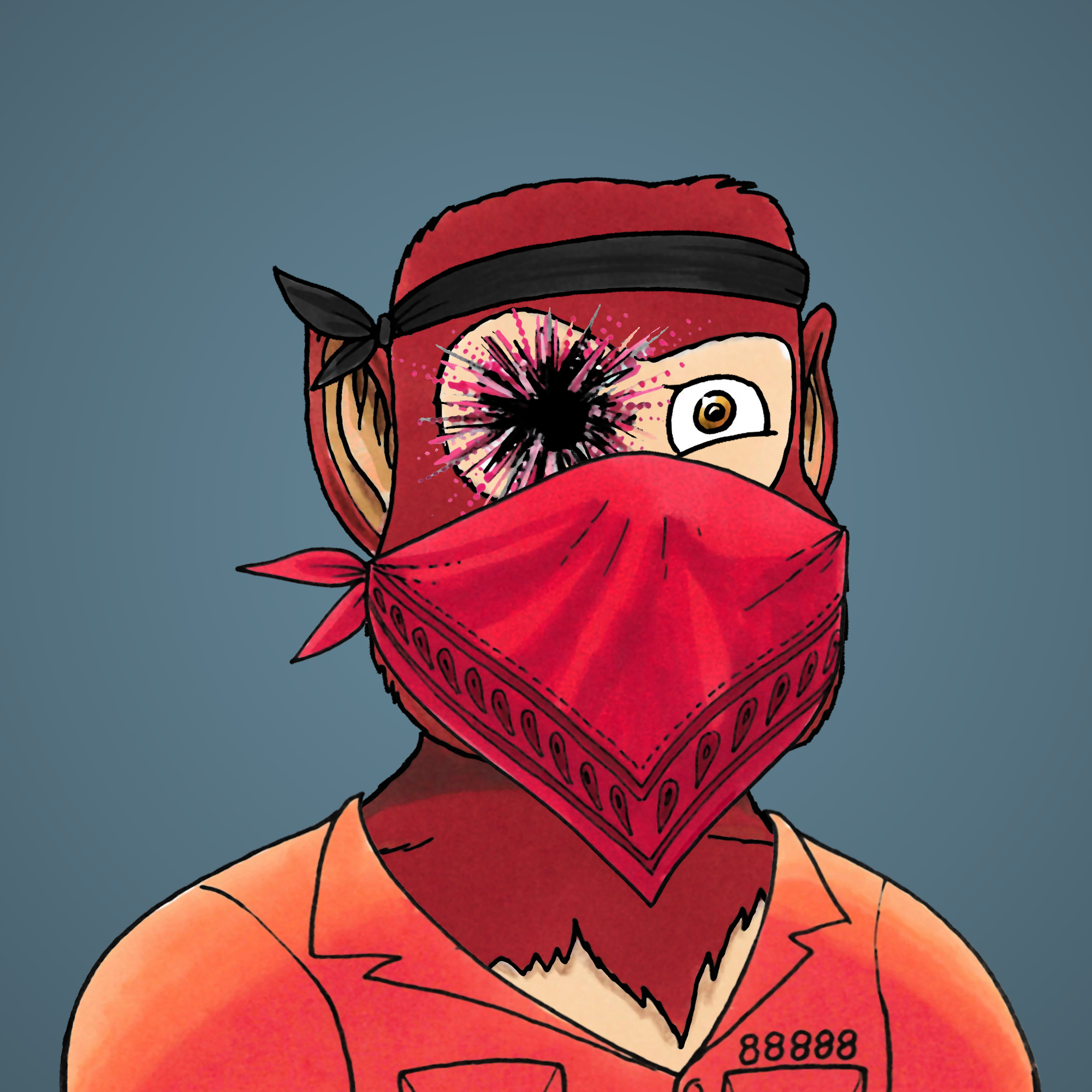 George Trosley - Jungle Freaks - Jungle Freak 5552 - NFT # 5552