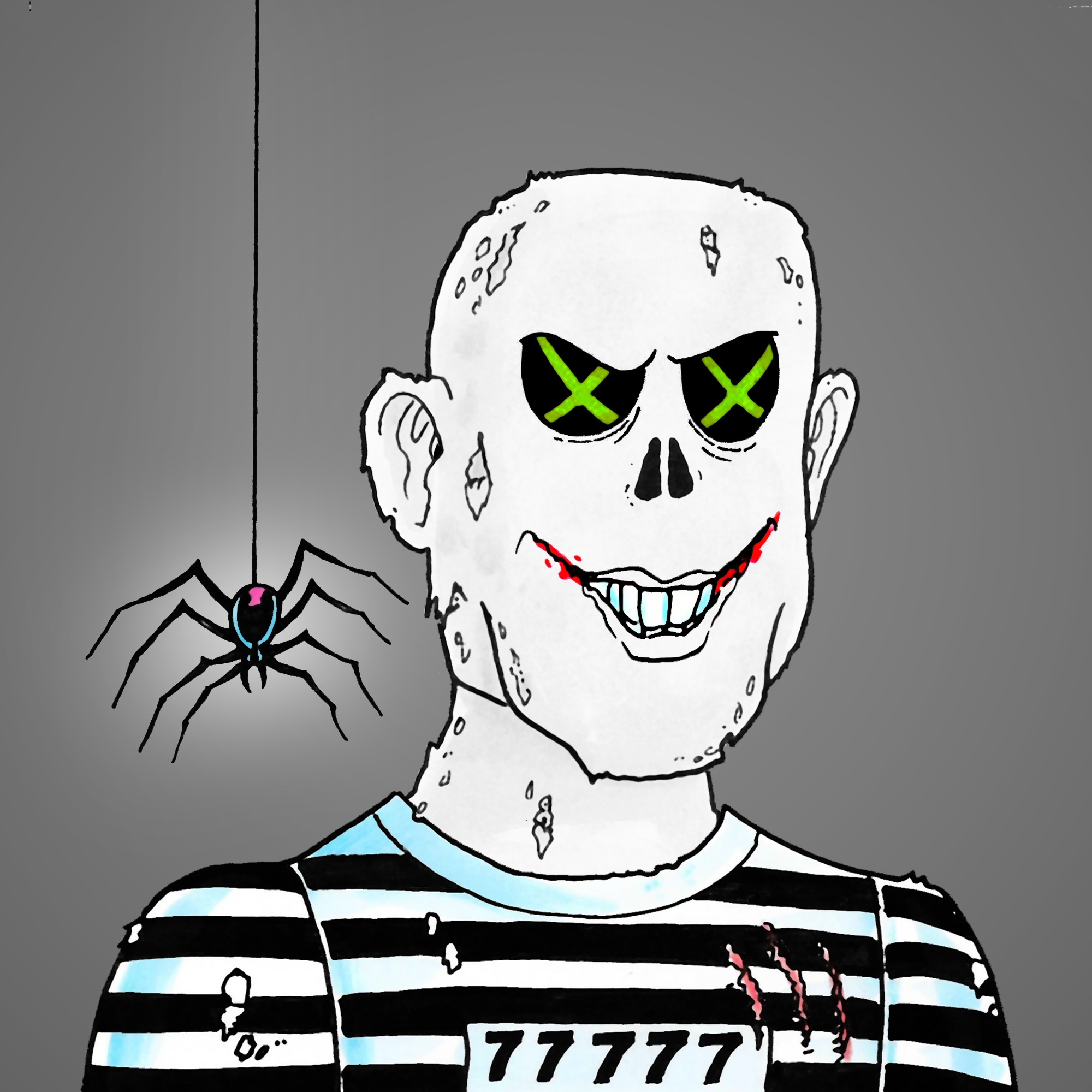 George Trosley - Jungle Freaks - Jungle Freak 5553 - NFT # 5553