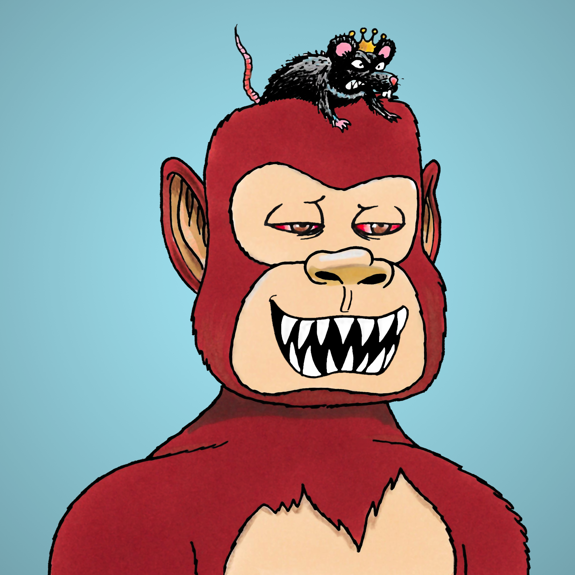 George Trosley - Jungle Freaks - Jungle Freak 5555 - NFT # 5555