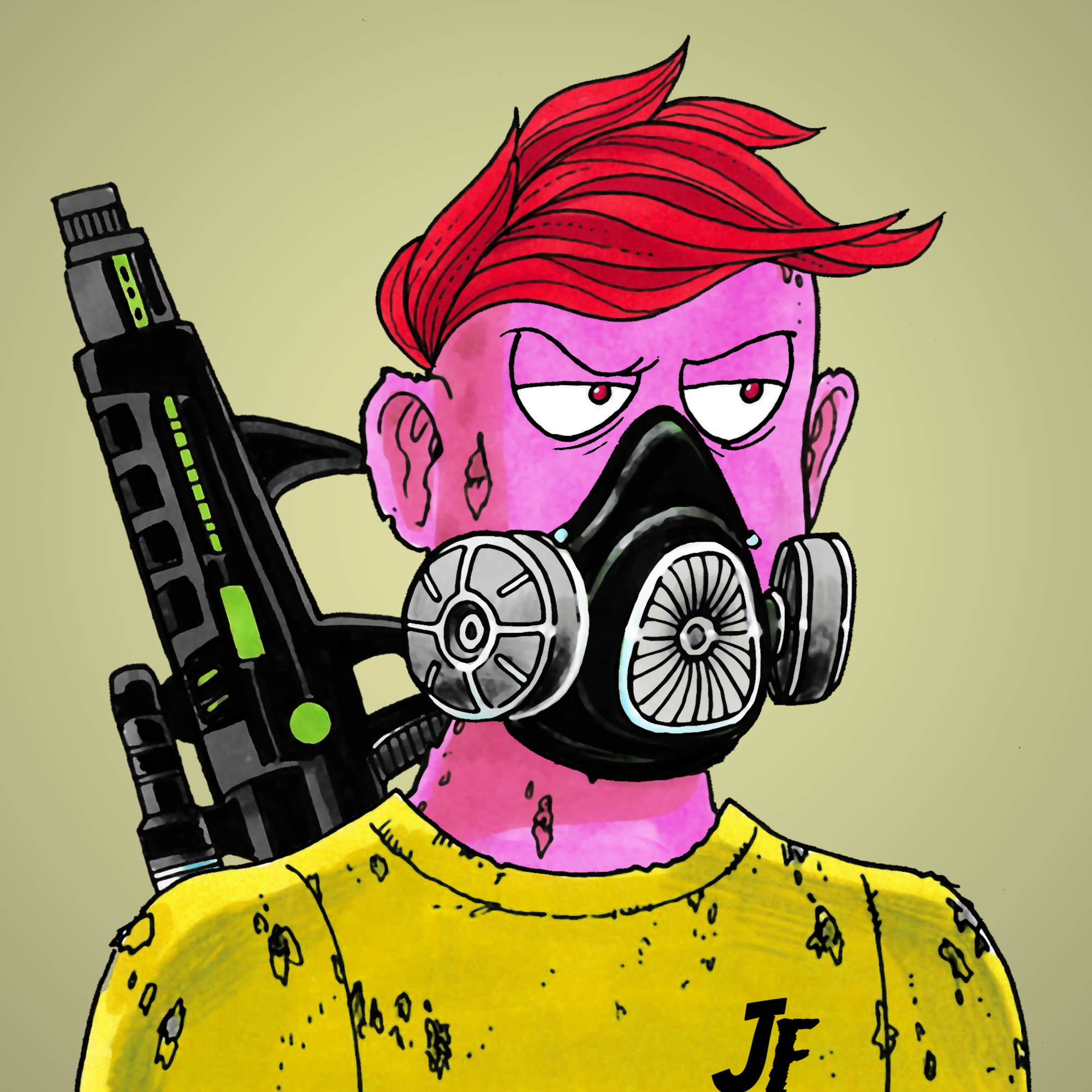 George Trosley - Jungle Freaks - Jungle Freak 556 - NFT # 556