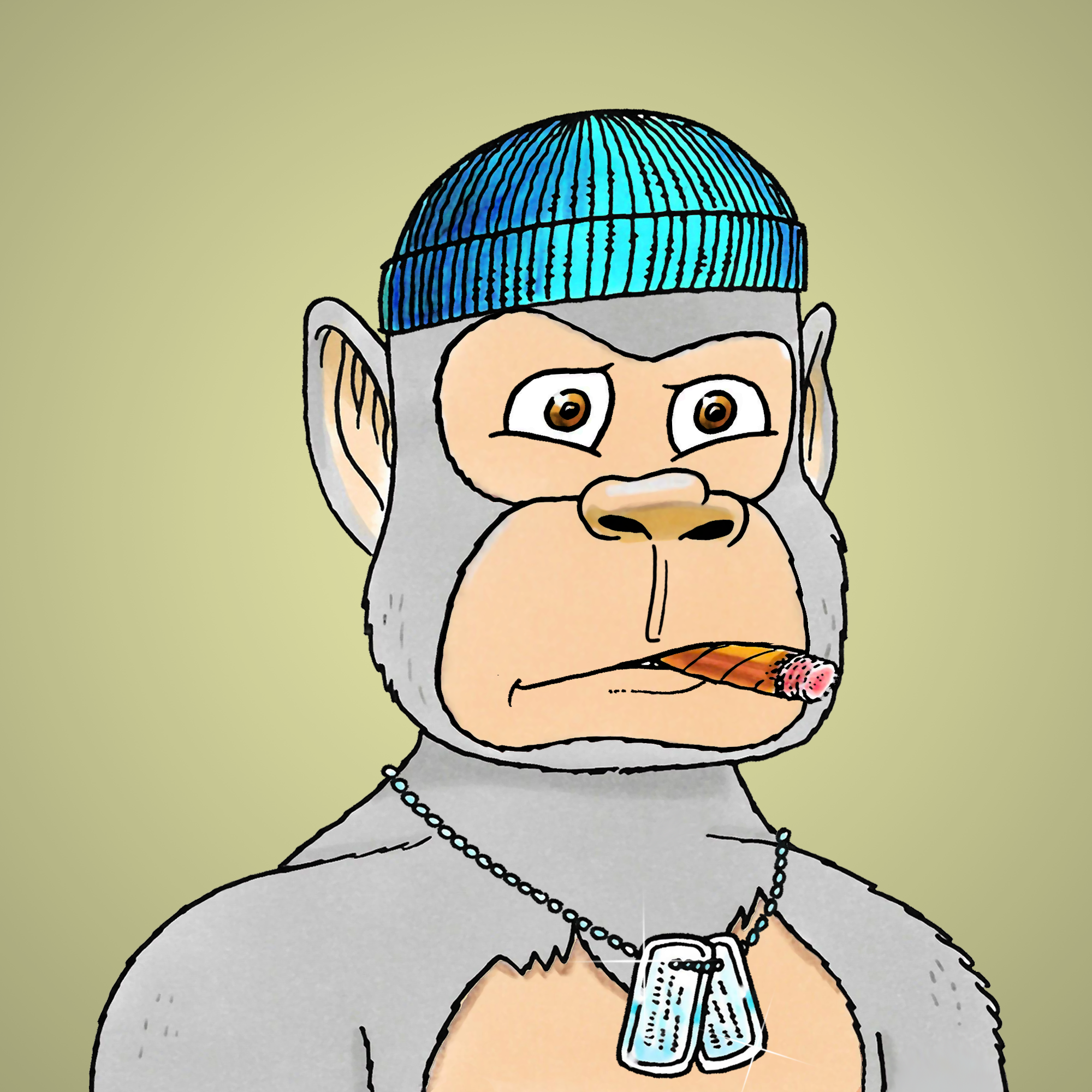 George Trosley - Jungle Freaks - Jungle Freak 5561 - NFT # 5561