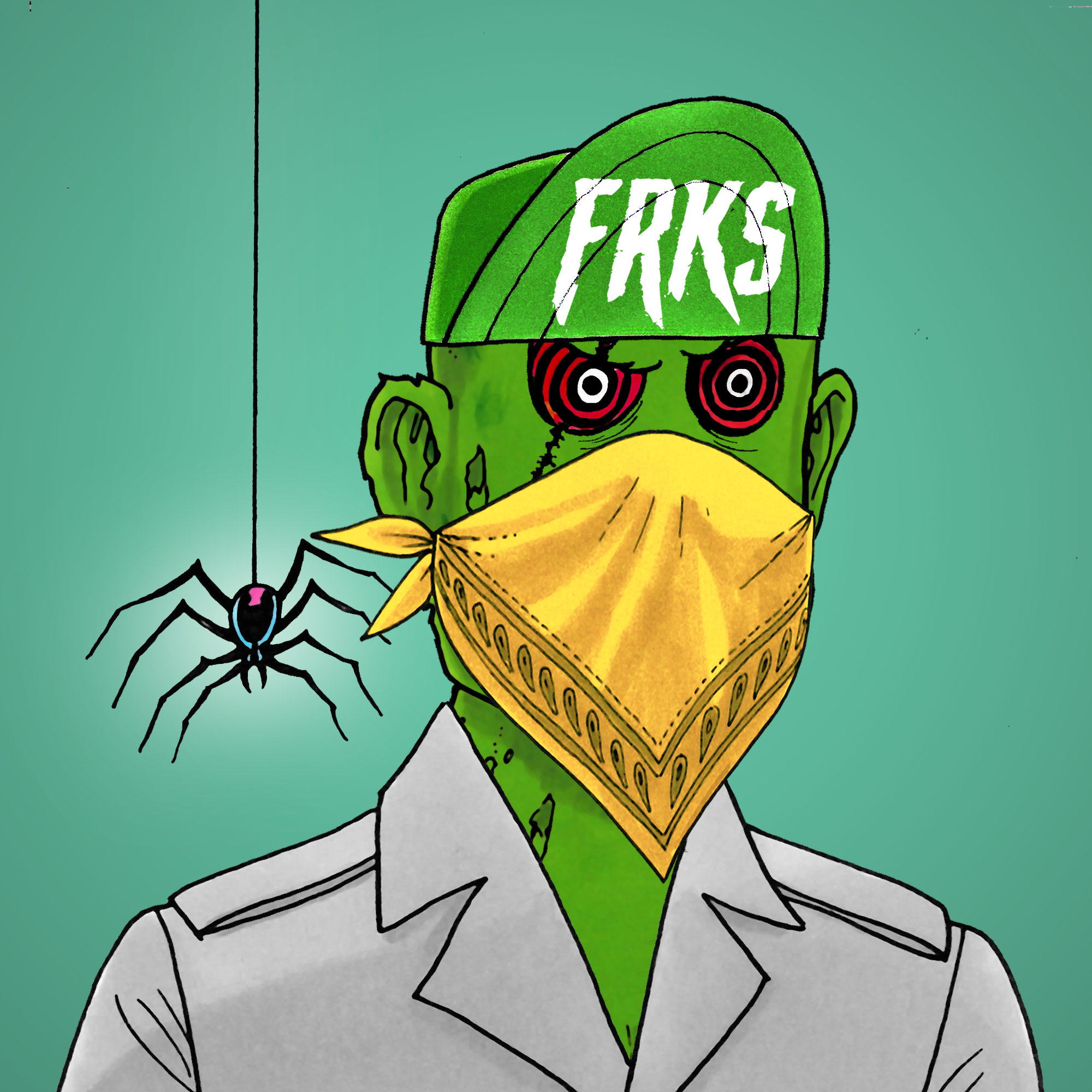 George Trosley - Jungle Freaks - Jungle Freak 5579 - NFT # 5579