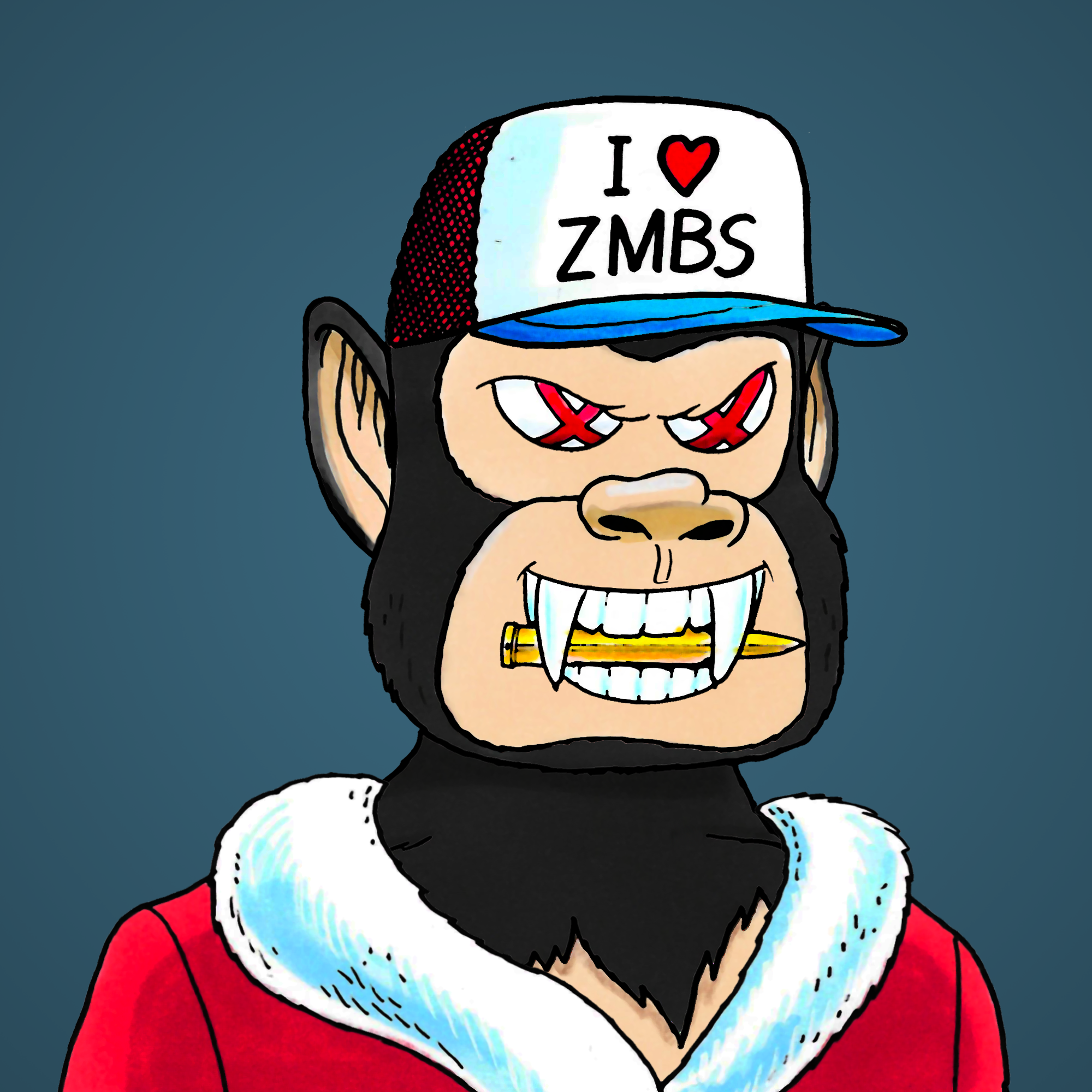 George Trosley - Jungle Freaks - Jungle Freak 5580 - NFT # 5580