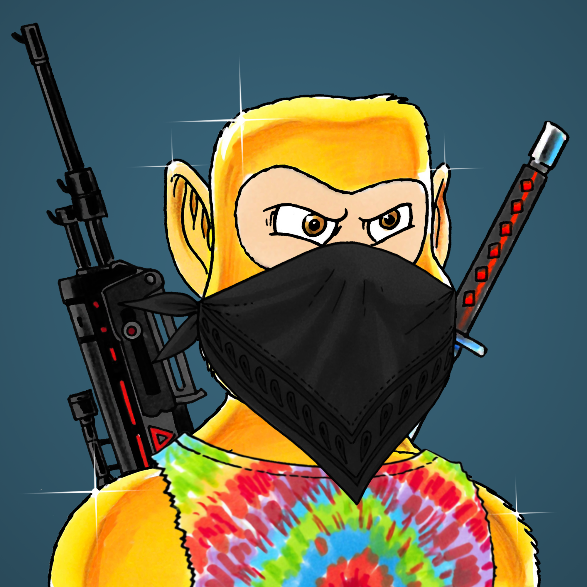 George Trosley - Jungle Freaks - Jungle Freak 5581 - NFT # 5581