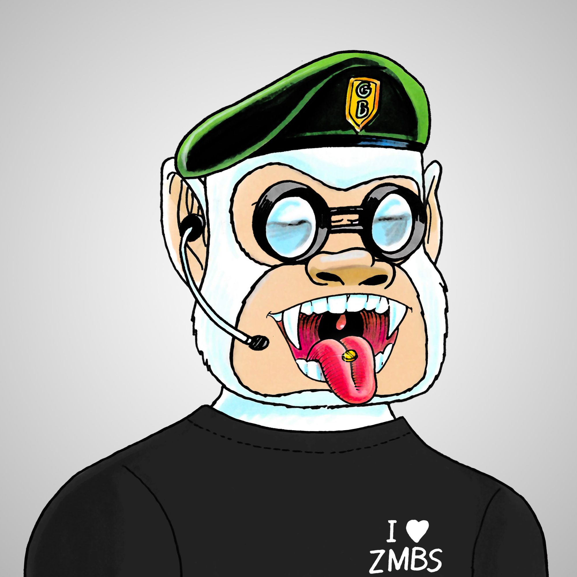 George Trosley - Jungle Freaks - Jungle Freak 5584 - NFT # 5584