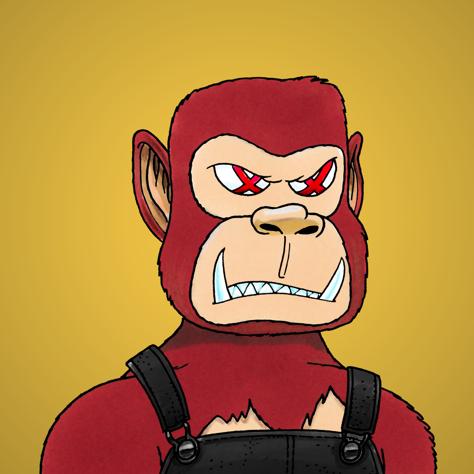 George Trosley - Jungle Freaks - Jungle Freak 5591 - NFT # 5591