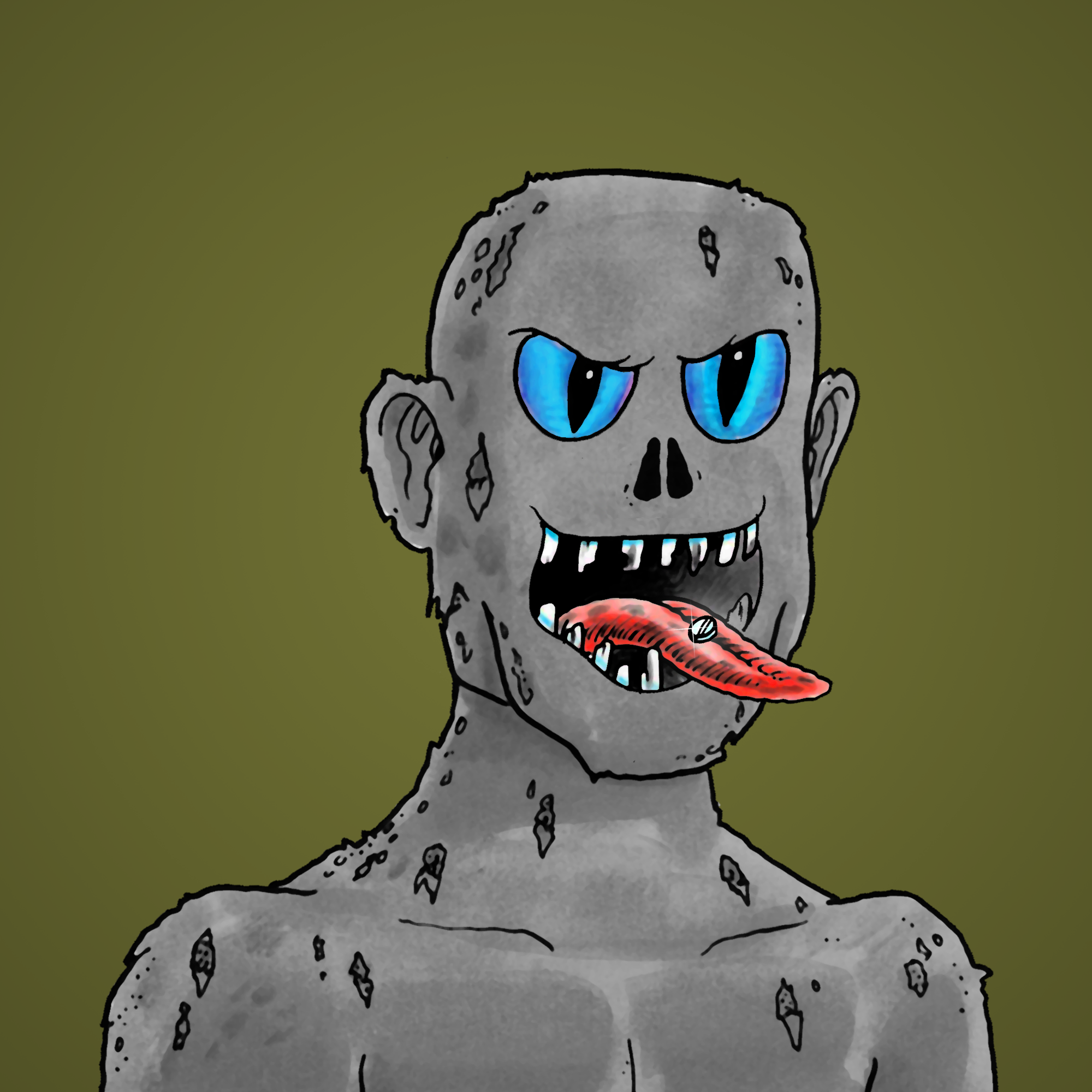 George Trosley - Jungle Freaks - Jungle Freak 5594 - NFT # 5594