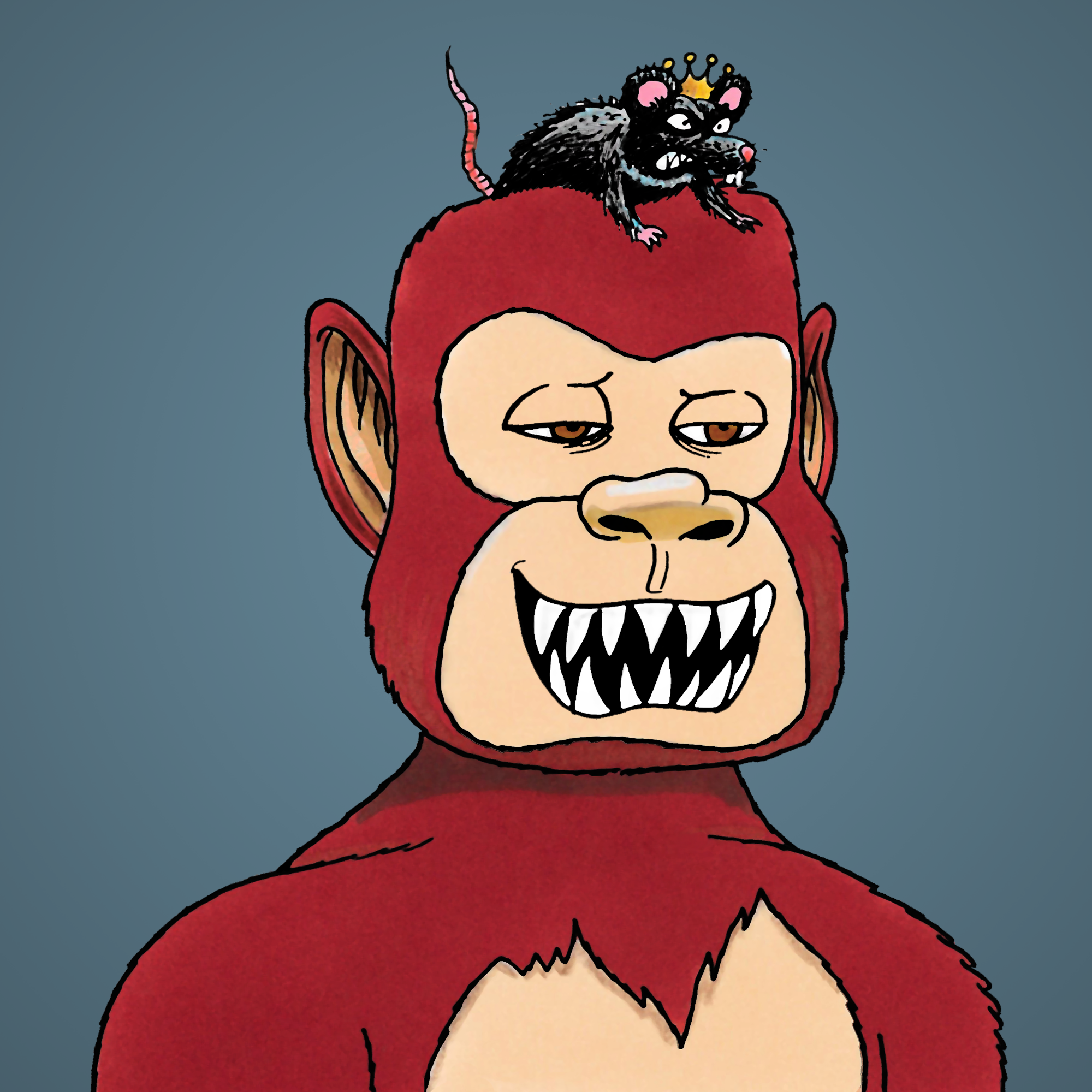 George Trosley - Jungle Freaks - Jungle Freak 5598 - NFT # 5598