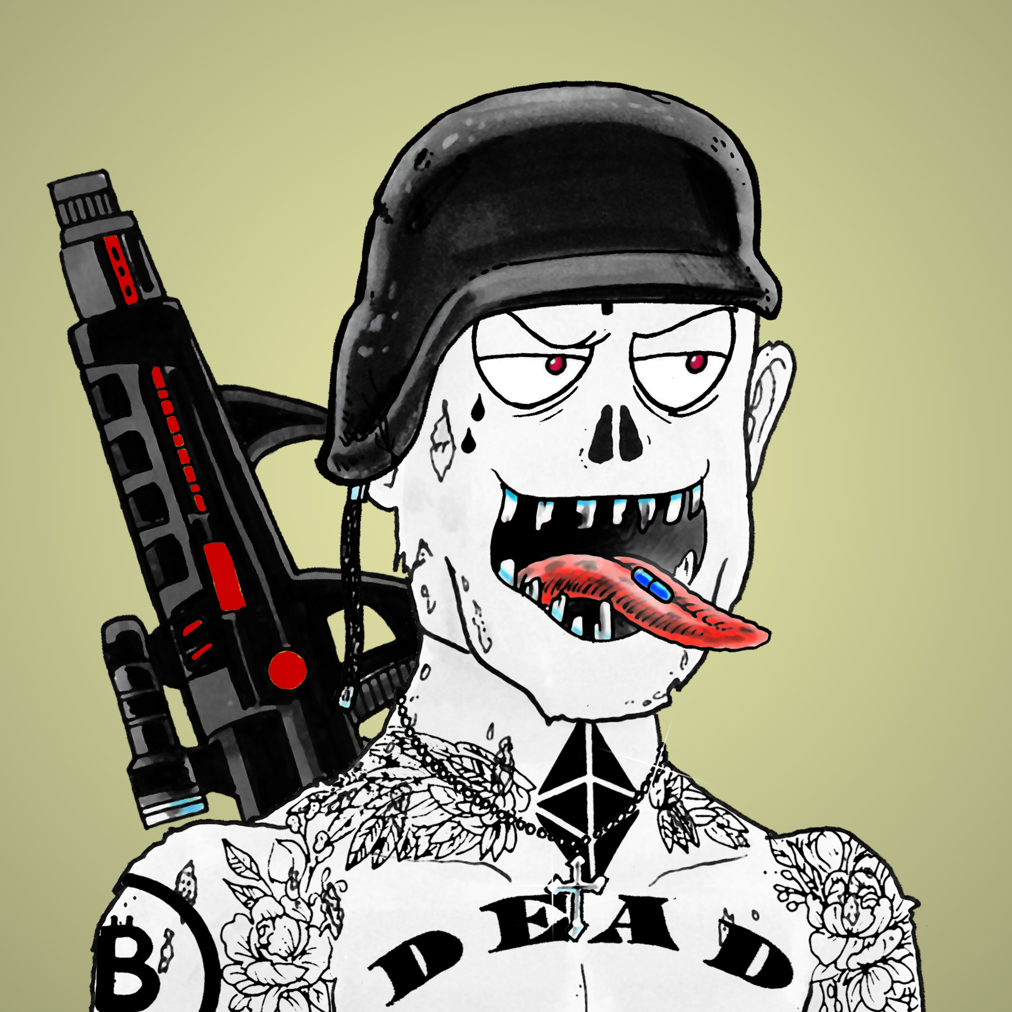 George Trosley - Jungle Freaks - Jungle Freak 5600 - NFT # 5600