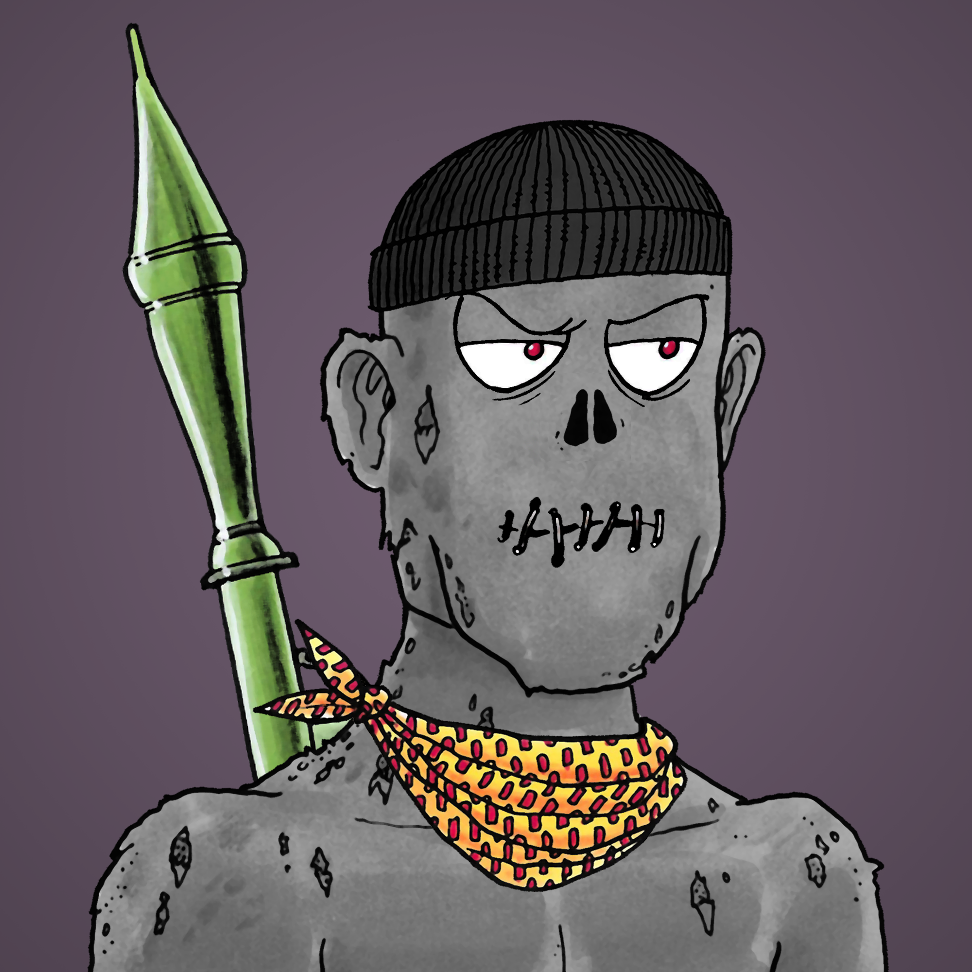 George Trosley - Jungle Freaks - Jungle Freak 5605 - NFT # 5605