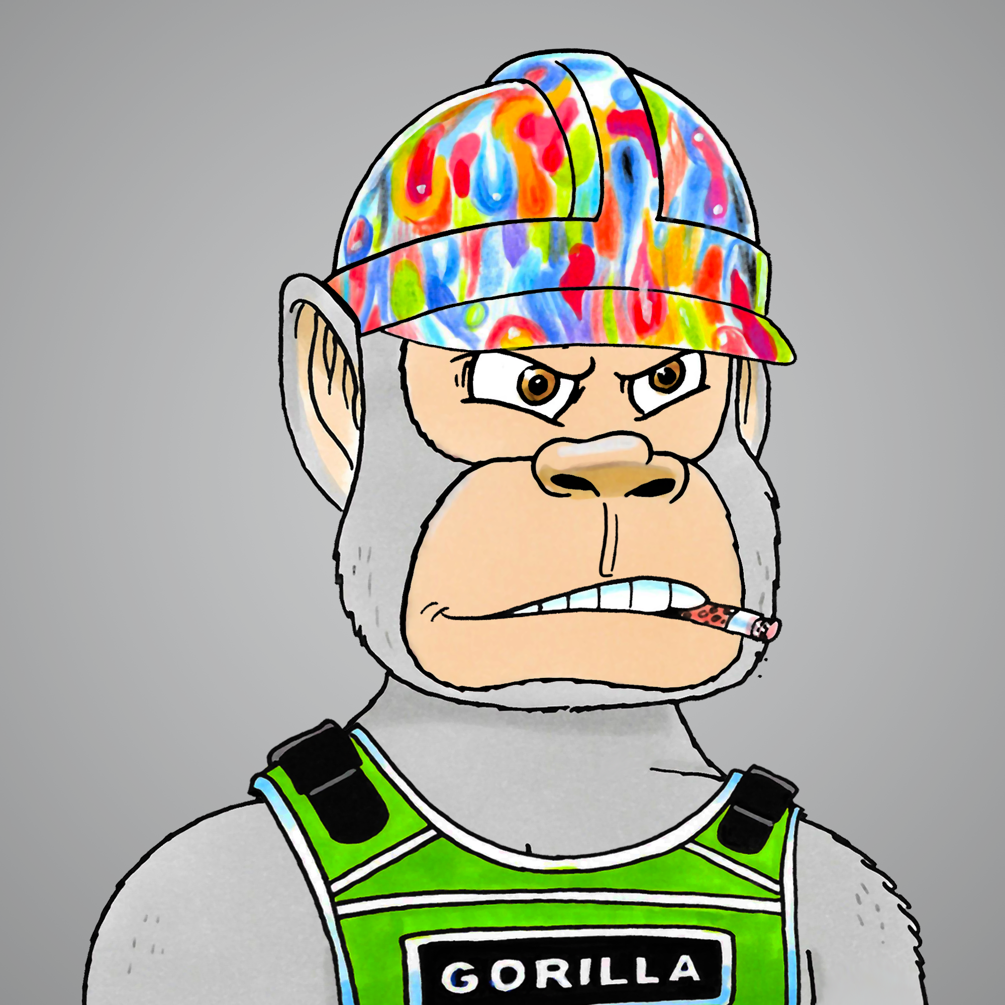 George Trosley - Jungle Freaks - Jungle Freak 5612 - NFT # 5612