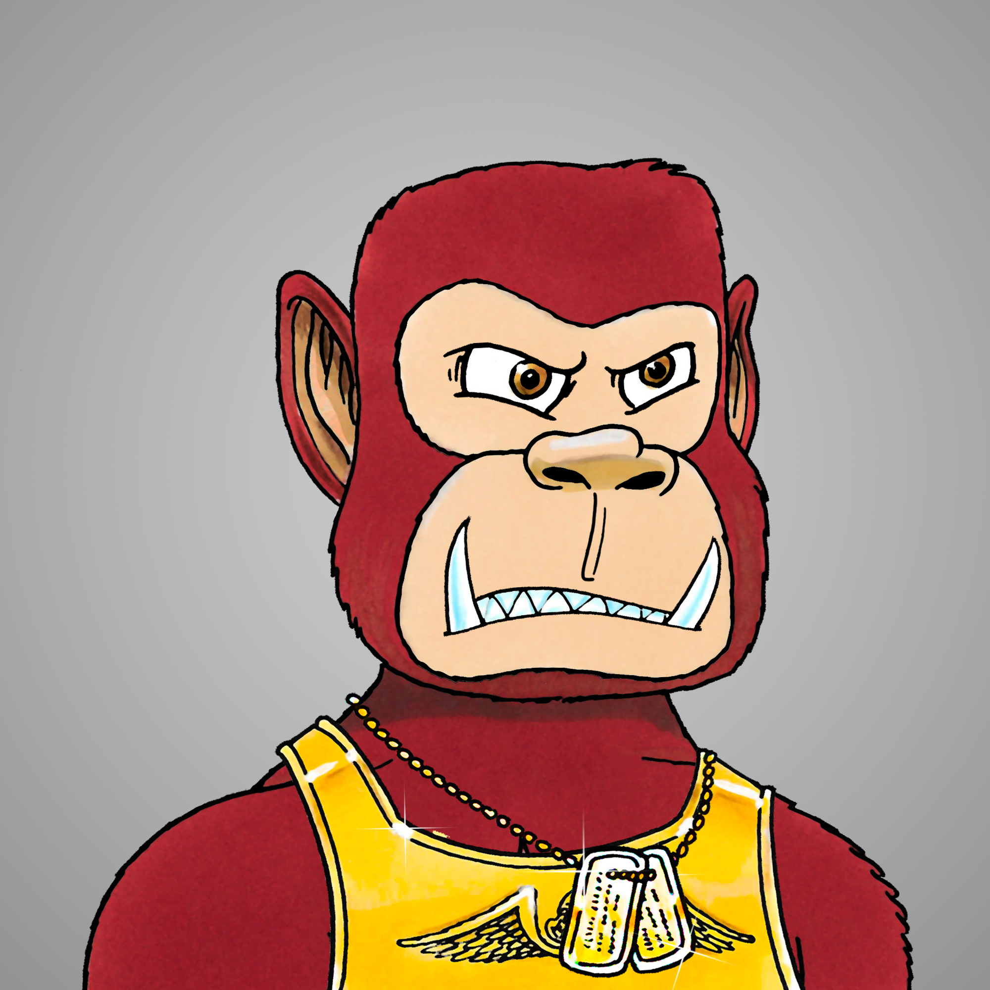 George Trosley - Jungle Freaks - Jungle Freak 5613 - NFT # 5613