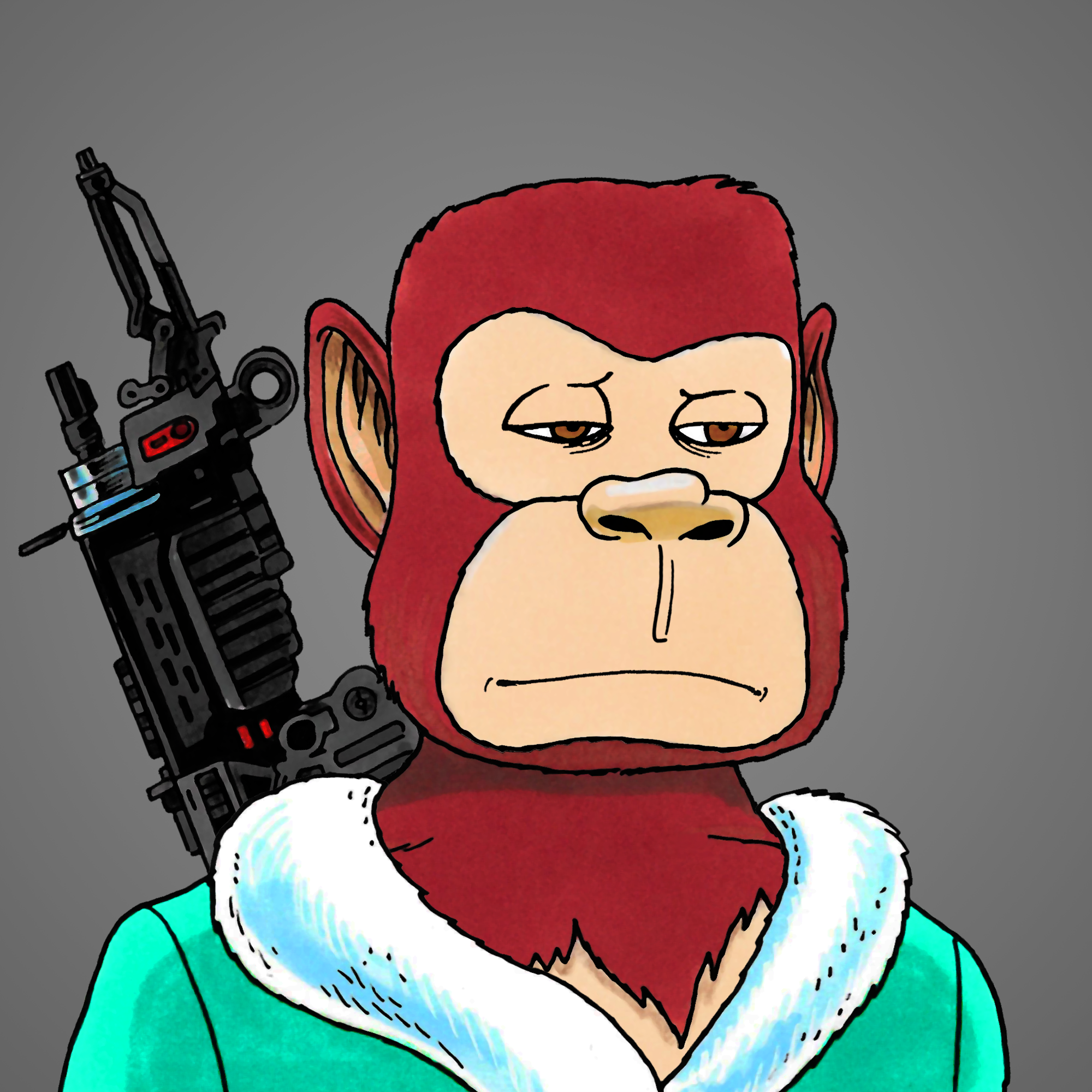 George Trosley - Jungle Freaks - Jungle Freak 5614 - NFT # 5614