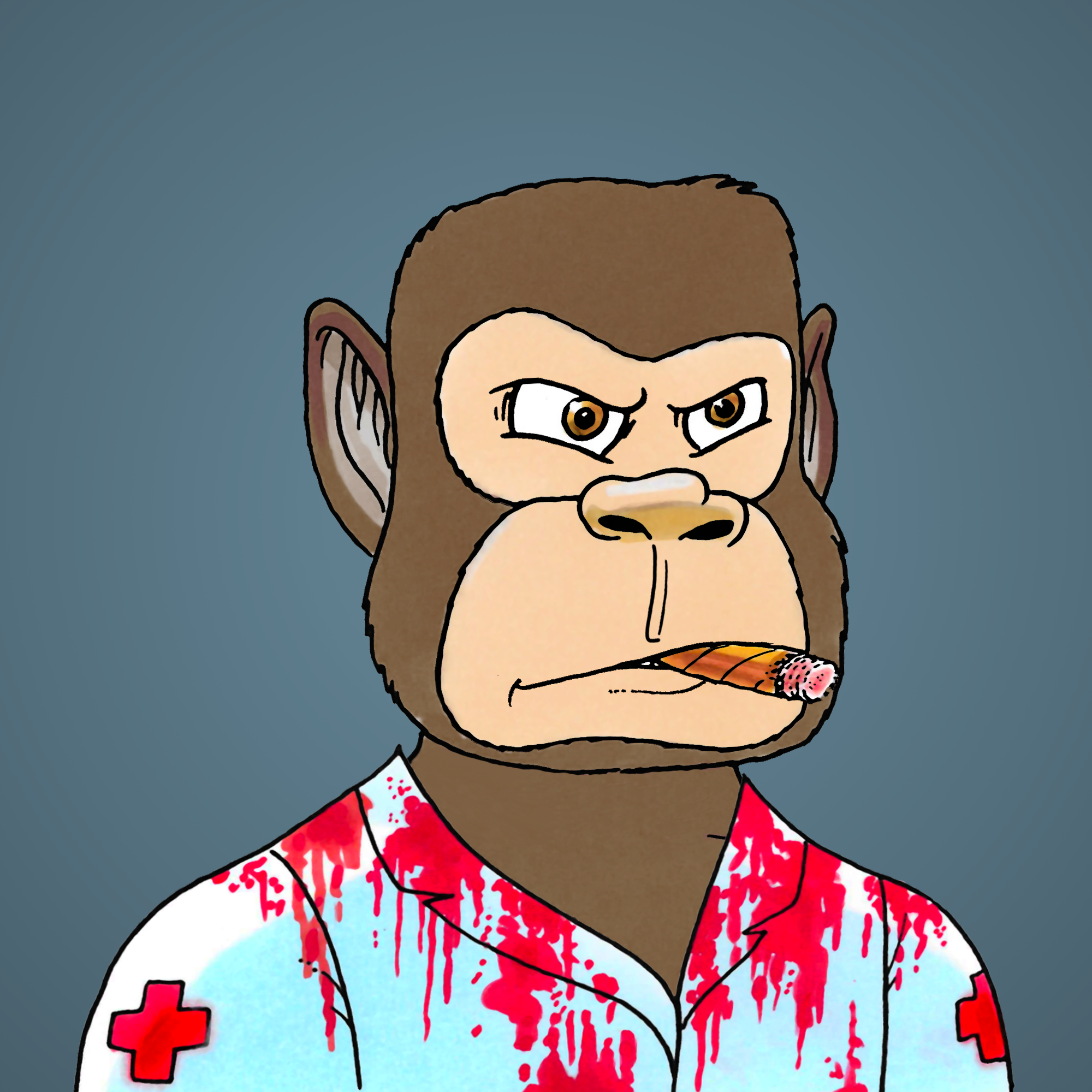 George Trosley - Jungle Freaks - Jungle Freak 5615 - NFT # 5615