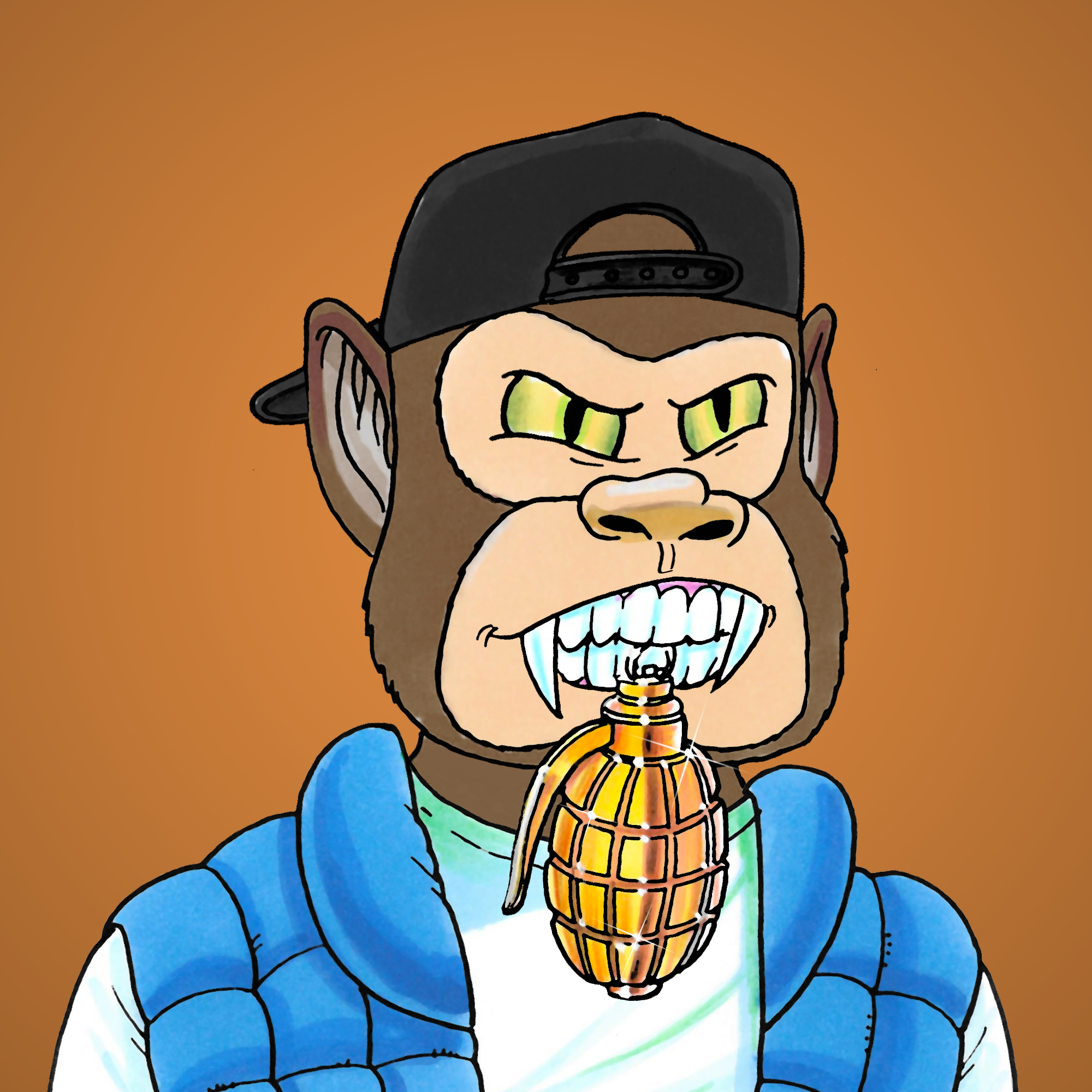 George Trosley - Jungle Freaks - Jungle Freak 5616 - NFT # 5616