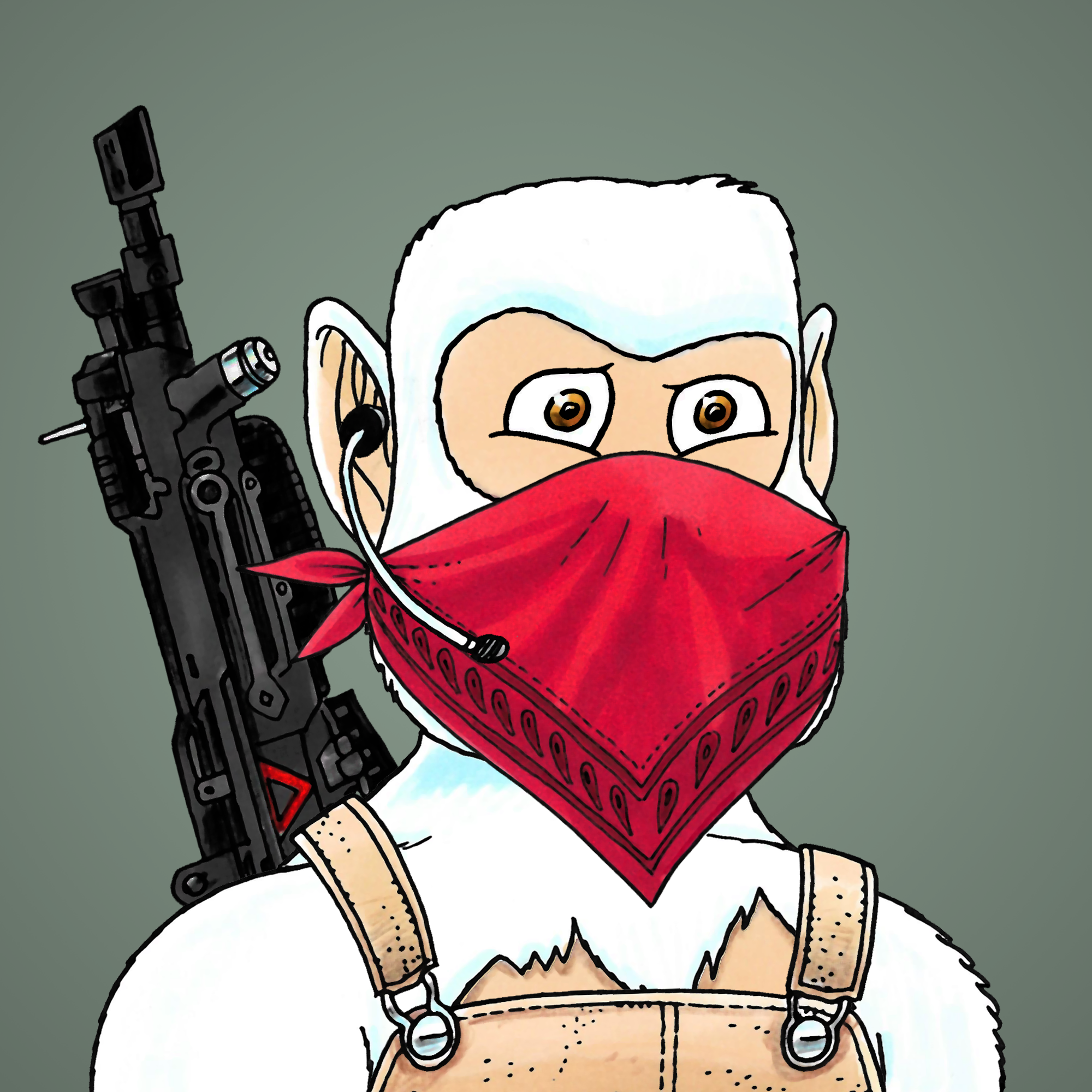 George Trosley - Jungle Freaks - Jungle Freak 5620 - NFT # 5620