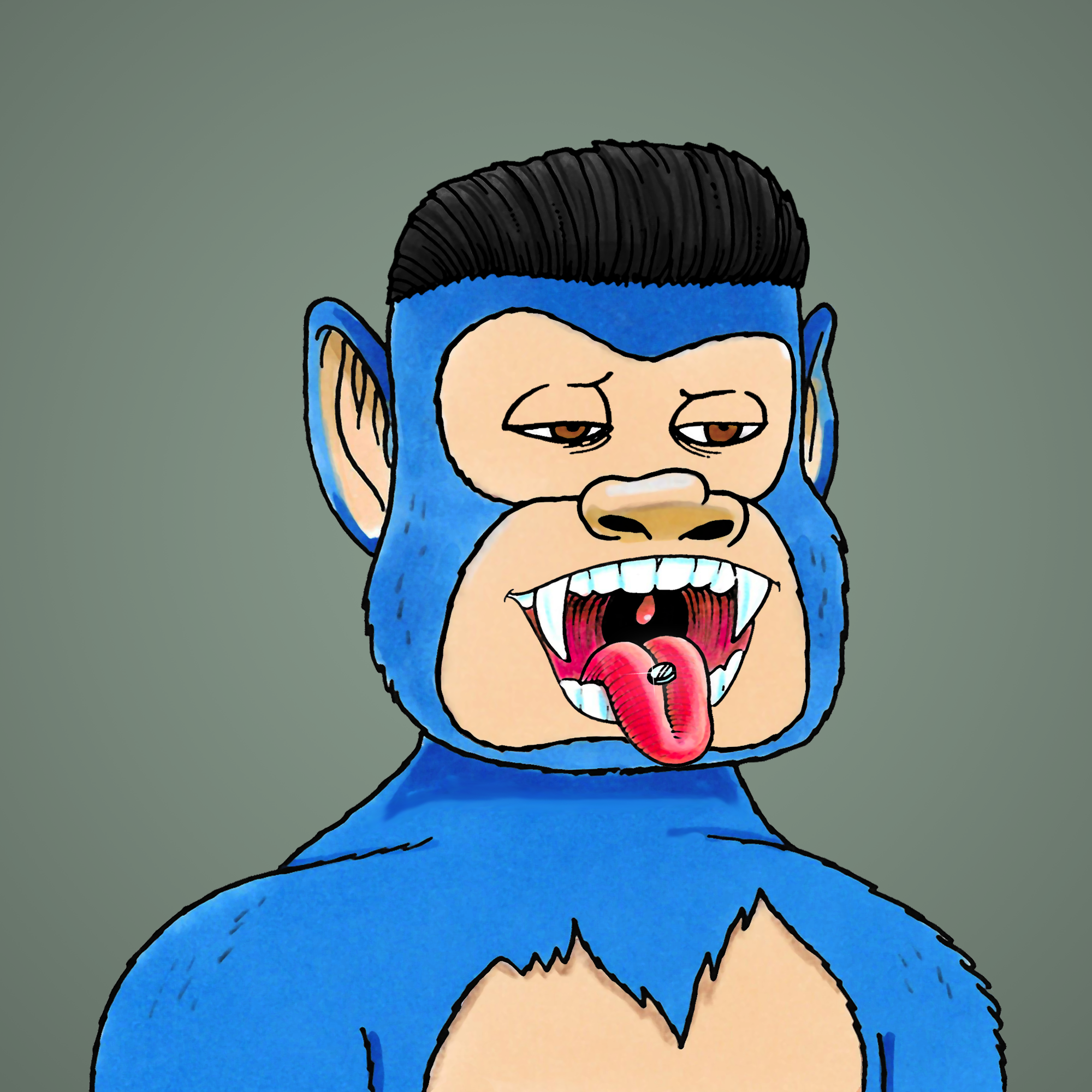 George Trosley - Jungle Freaks - Jungle Freak 5621 - NFT # 5621