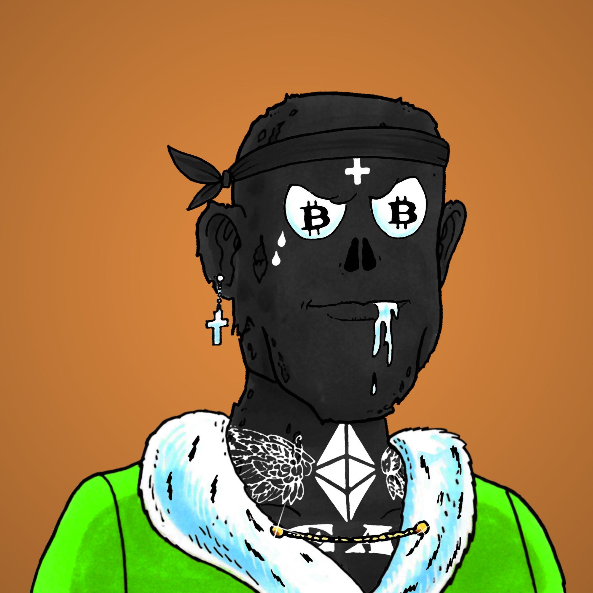 George Trosley - Jungle Freaks - Jungle Freak 5622 - NFT # 5622