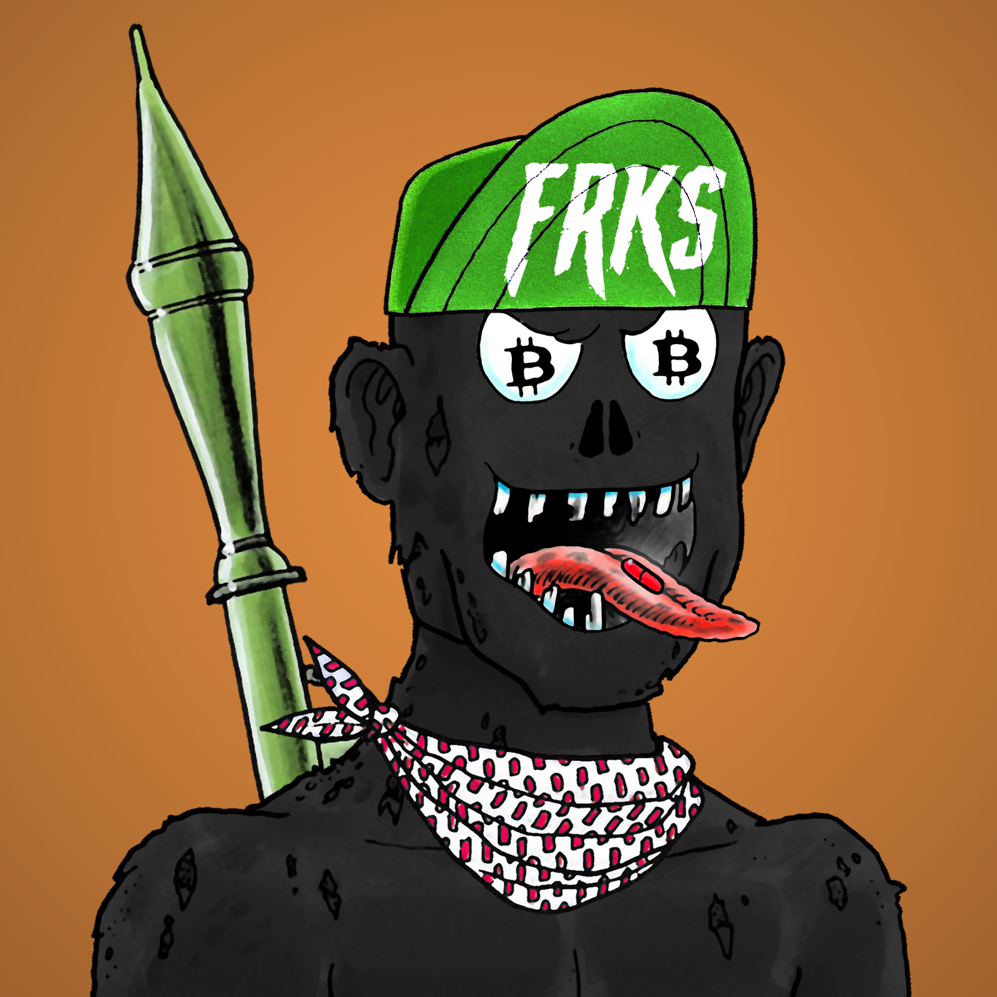 George Trosley - Jungle Freaks - Jungle Freak 5635 - NFT # 5635