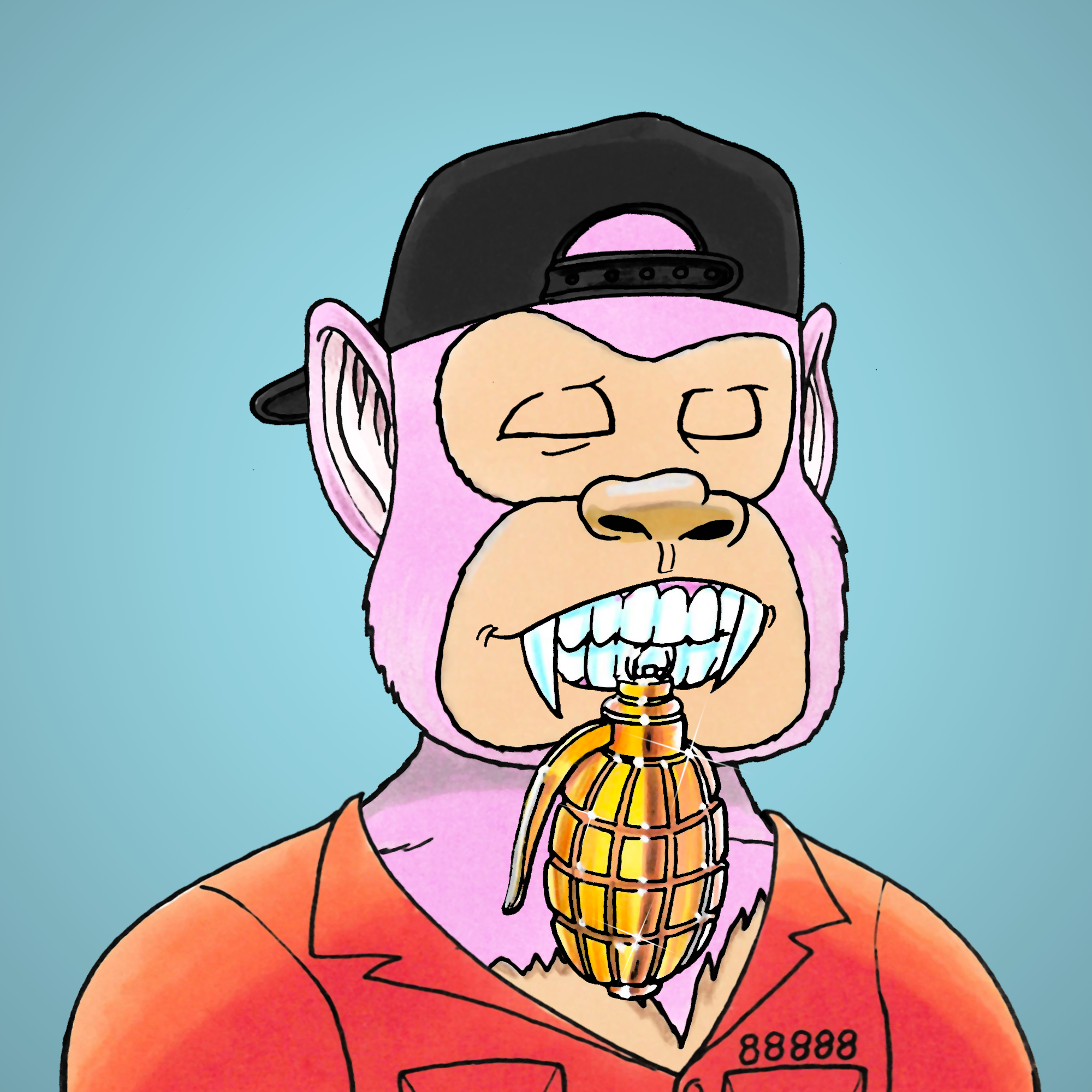 George Trosley - Jungle Freaks - Jungle Freak 564 - NFT # 564