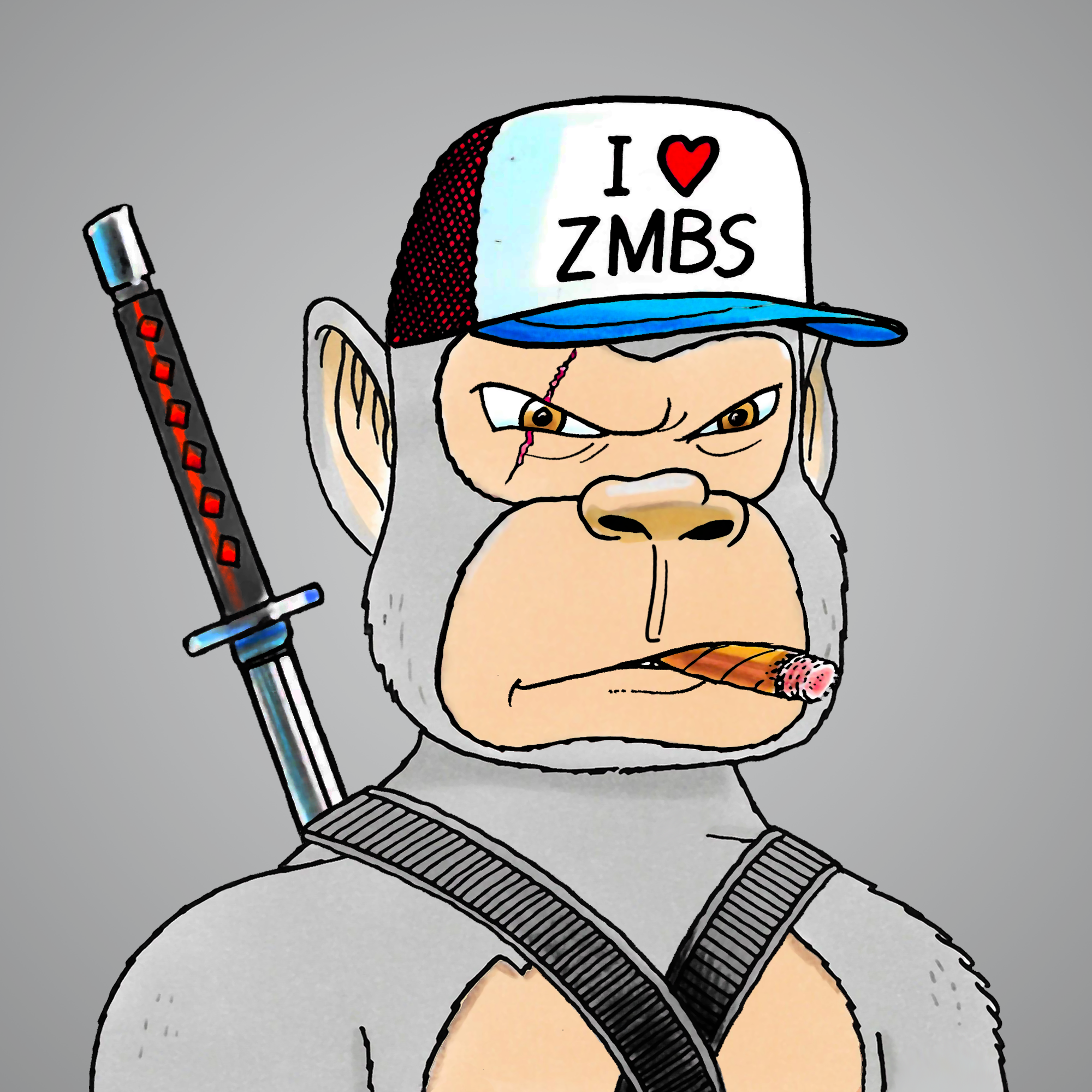 George Trosley - Jungle Freaks - Jungle Freak 5640 - NFT # 5640