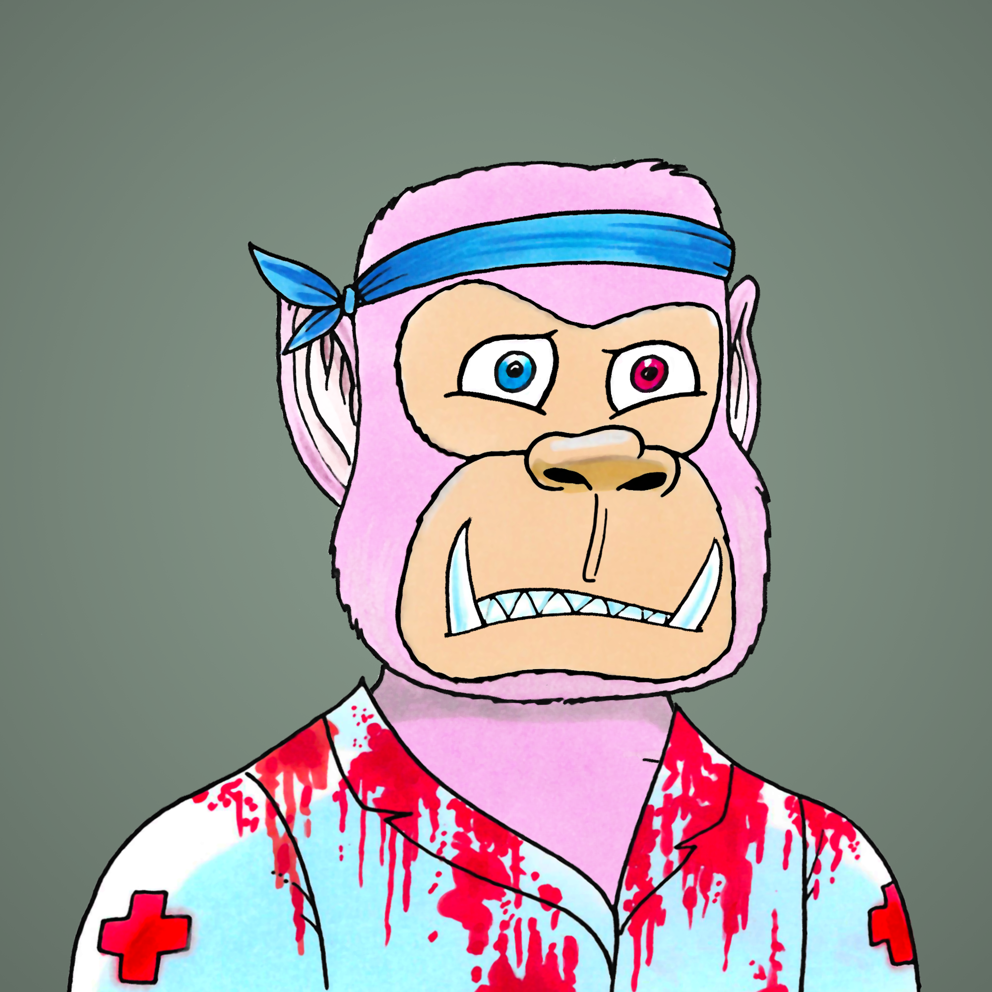 George Trosley - Jungle Freaks - Jungle Freak 5666 - NFT # 5666