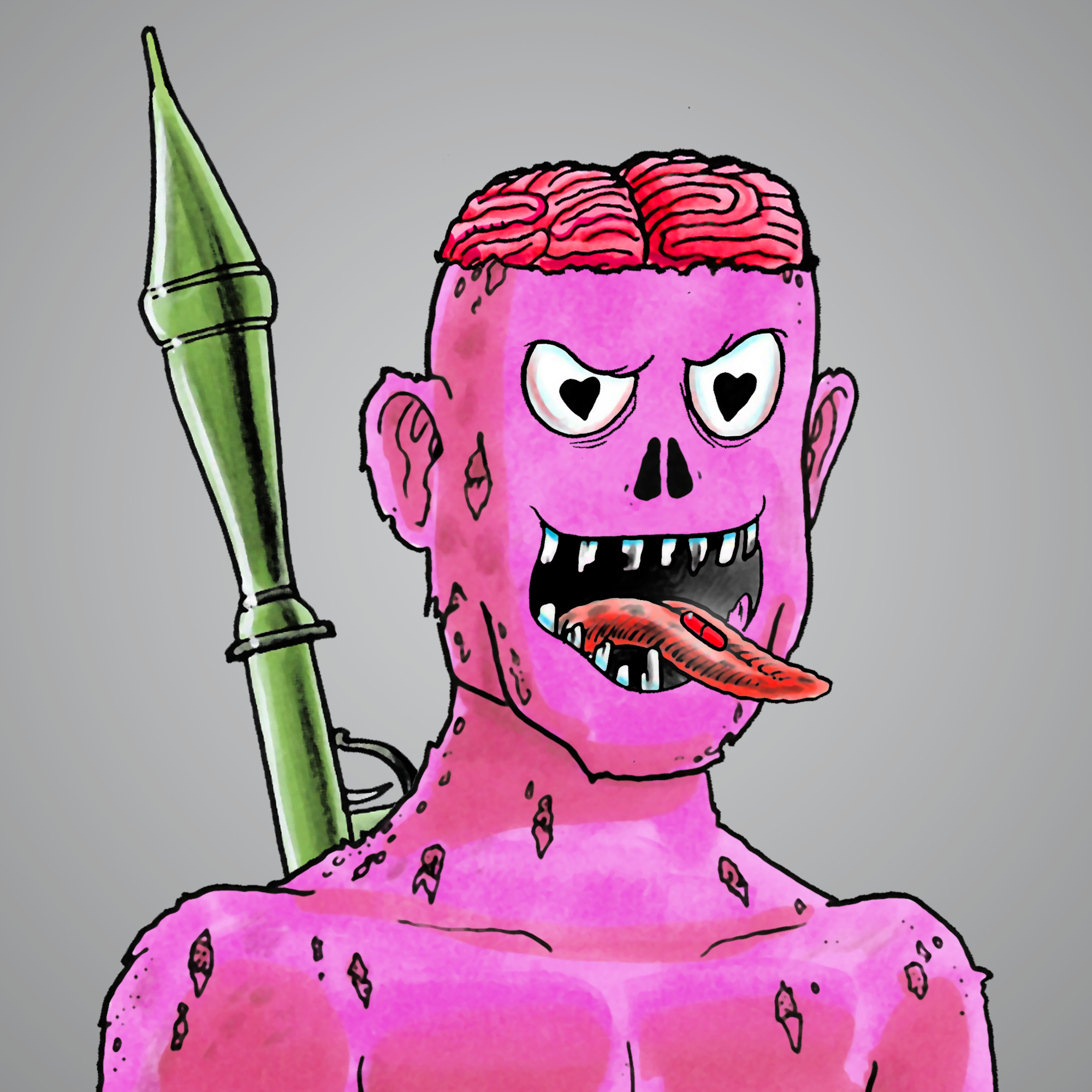 George Trosley - Jungle Freaks - Jungle Freak 5668 - NFT # 5668