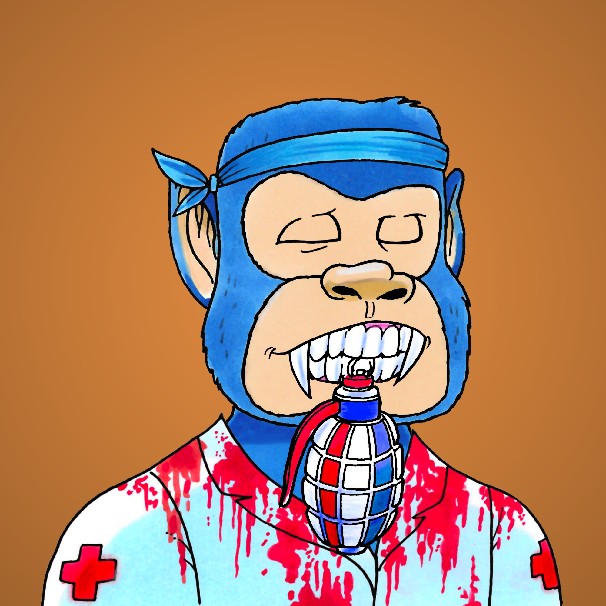 George Trosley - Jungle Freaks - Jungle Freak 5675 - NFT # 5675