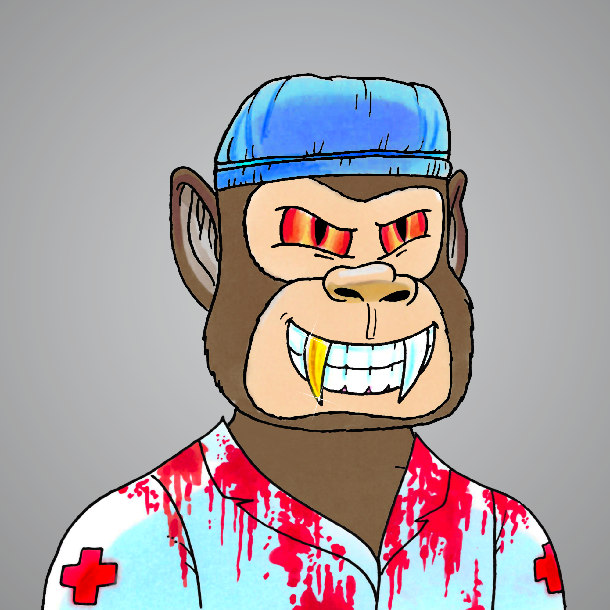 George Trosley - Jungle Freaks - Jungle Freak 5684 - NFT # 5684