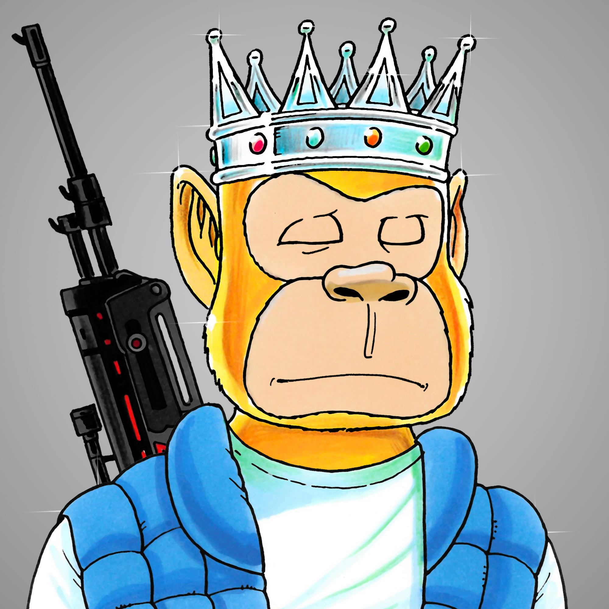 George Trosley - Jungle Freaks - Jungle Freak 5686 - NFT # 5686