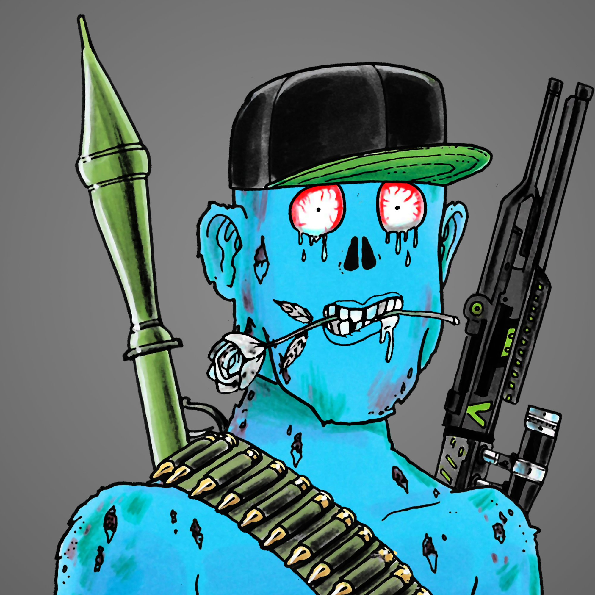 George Trosley - Jungle Freaks - Jungle Freak 5693 - NFT # 5693