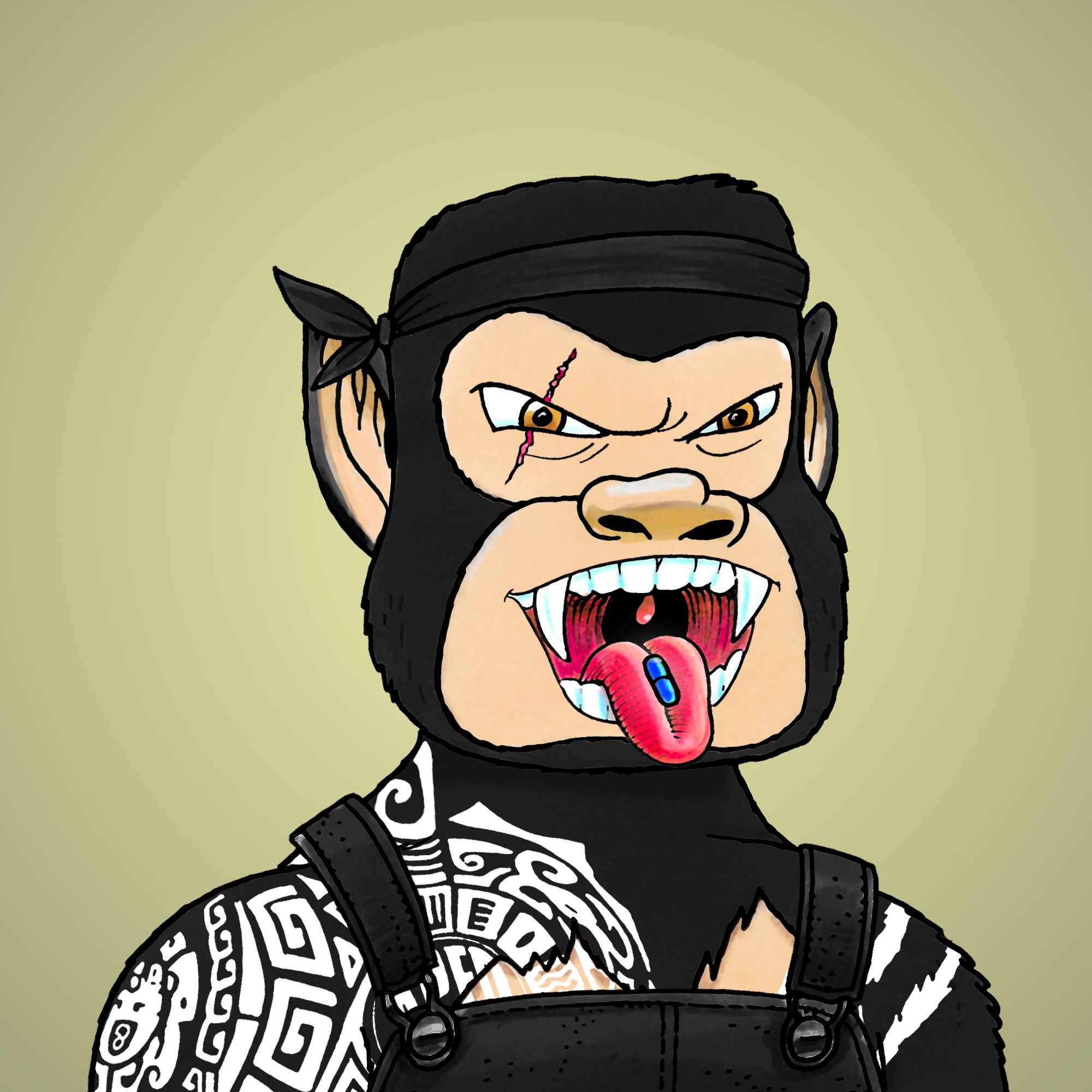 George Trosley - Jungle Freaks - Jungle Freak 5694 - NFT # 5694