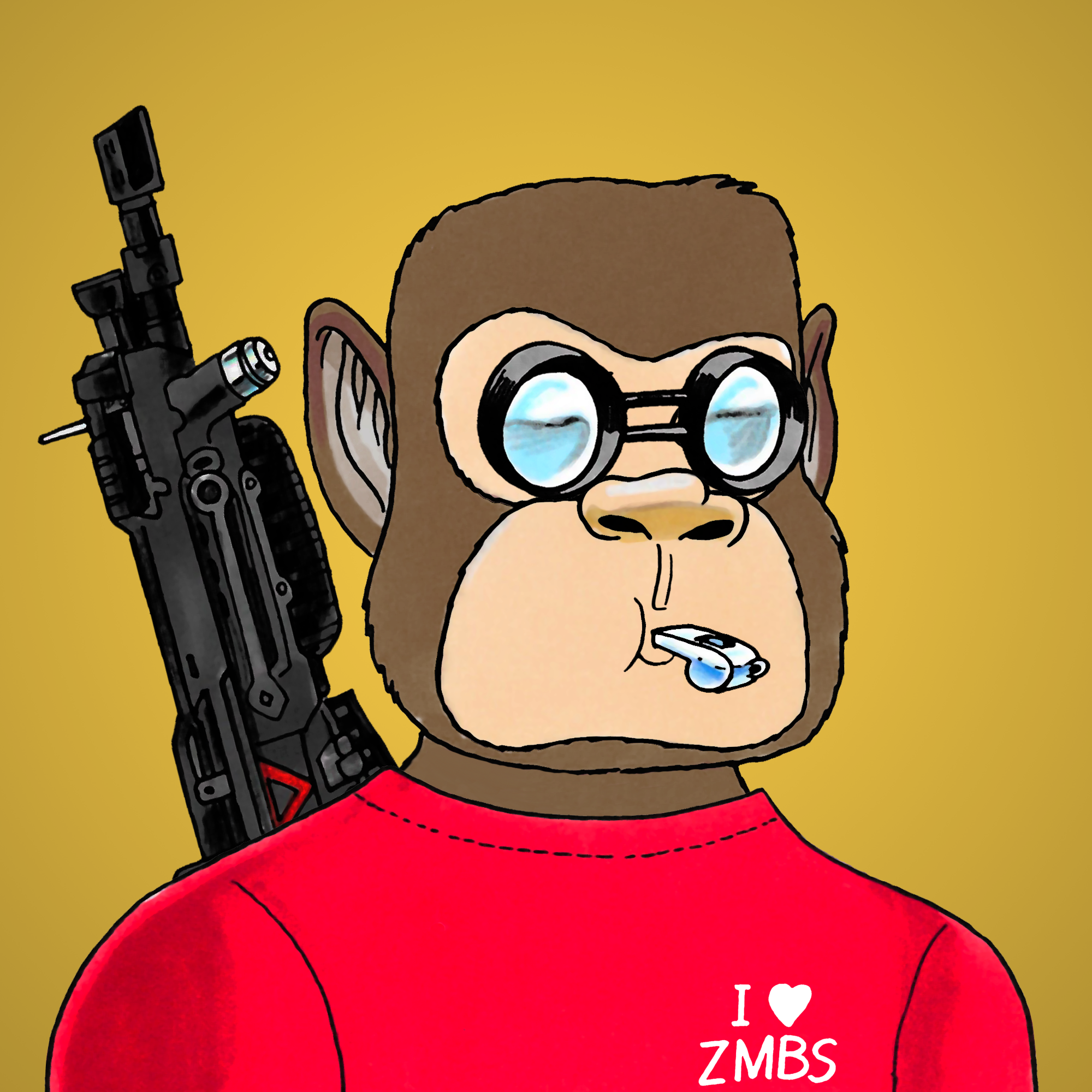 George Trosley - Jungle Freaks - Jungle Freak 5697 - NFT # 5697