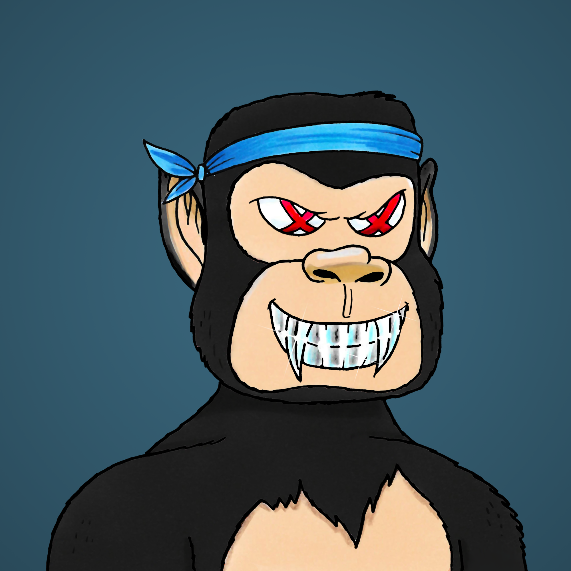 George Trosley - Jungle Freaks - Jungle Freak 5702 - NFT # 5702