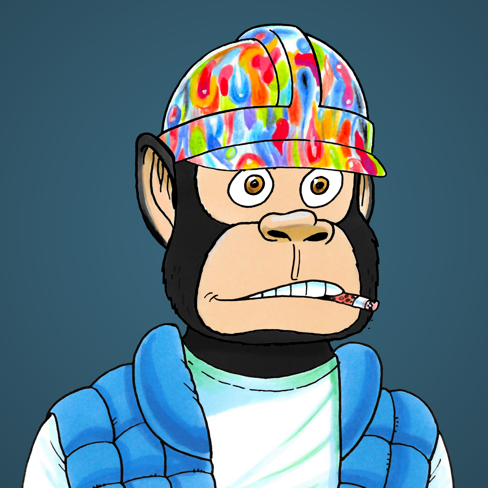 George Trosley - Jungle Freaks - Jungle Freak 5703 - NFT # 5703