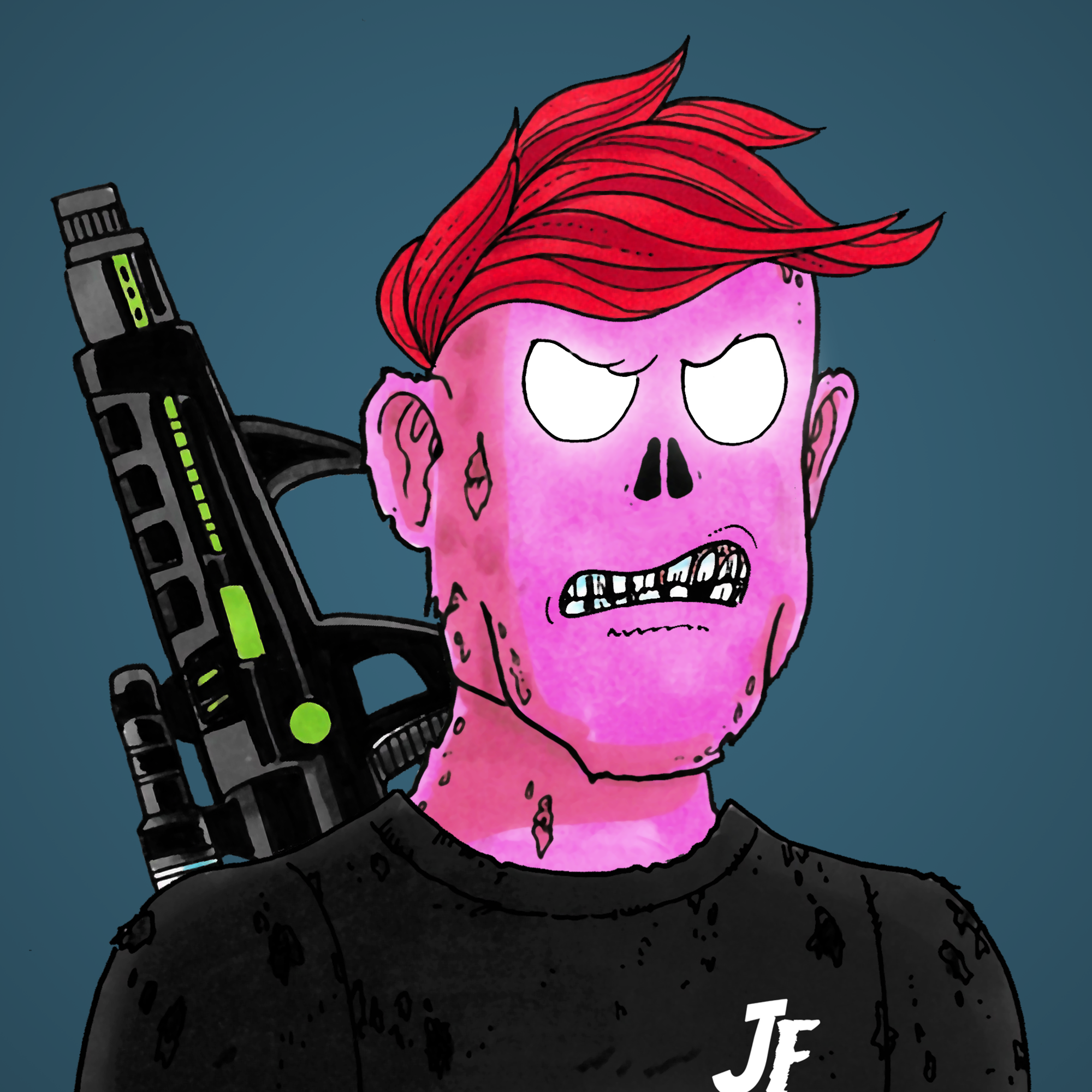 George Trosley - Jungle Freaks - Jungle Freak 5704 - NFT # 5704