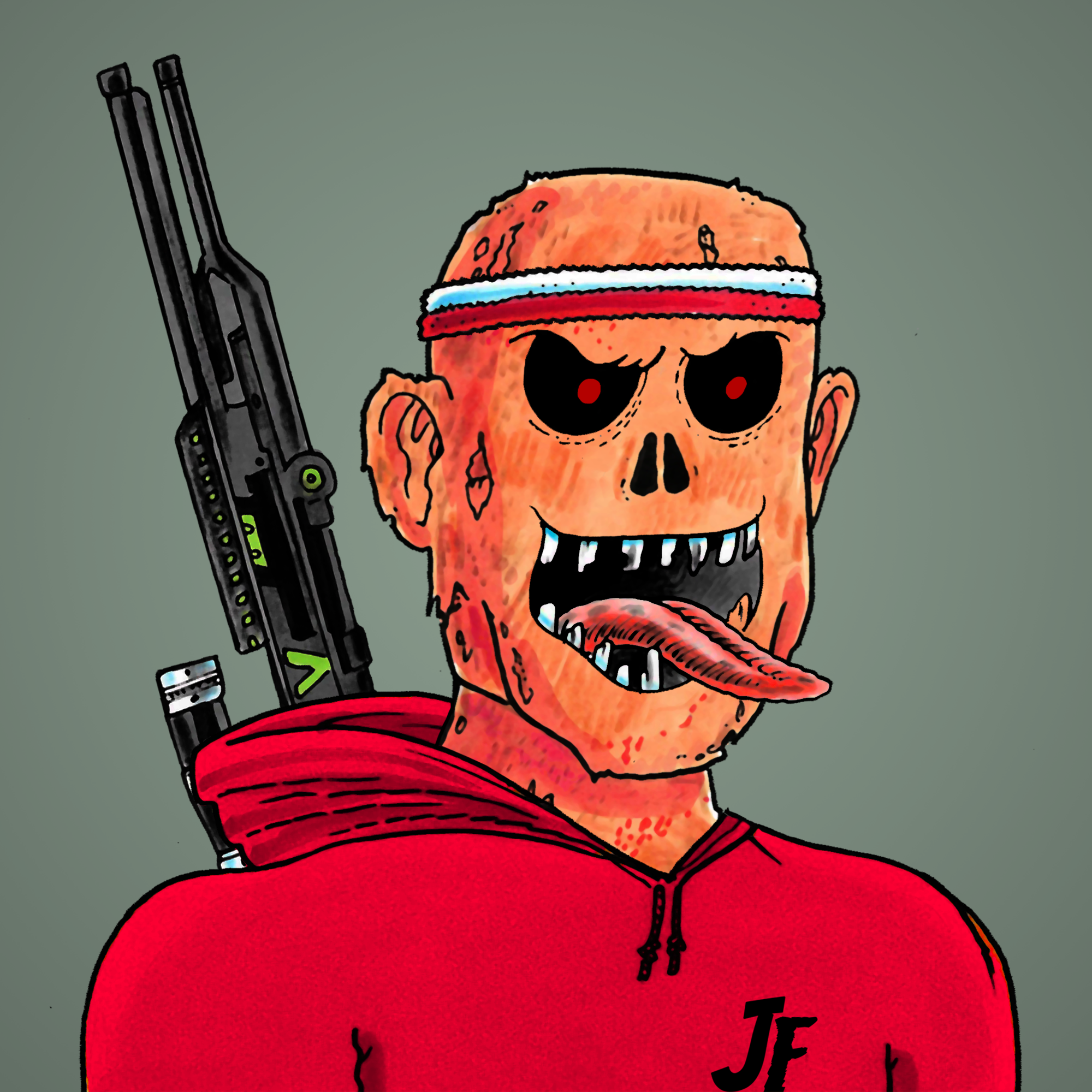 George Trosley - Jungle Freaks - Jungle Freak 5706 - NFT # 5706