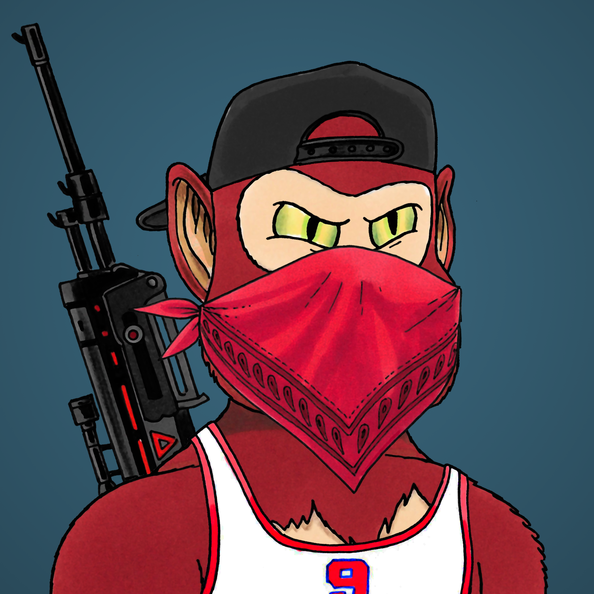 George Trosley - Jungle Freaks - Jungle Freak 5707 - NFT # 5707